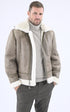 A "LC1259" Taupe Schott Bombardier Homme opened photo