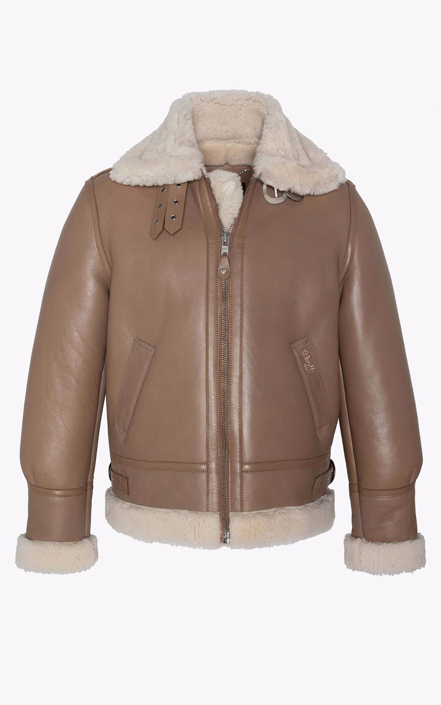 A "LC1259" Beige Schott Bombardier Homme details photo