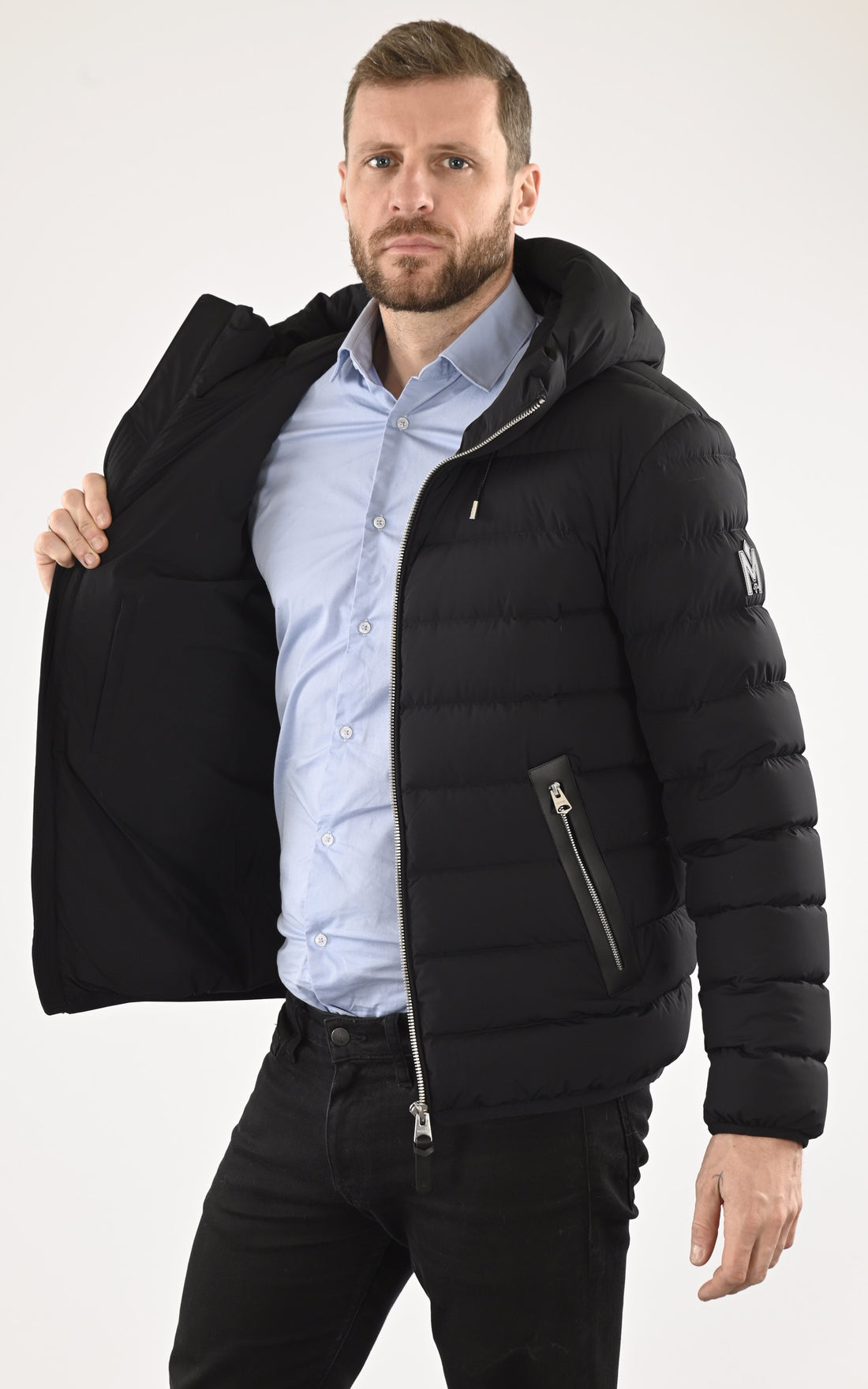 A "JACK" Noir Mackage Bl Doudoune Homme opened photo