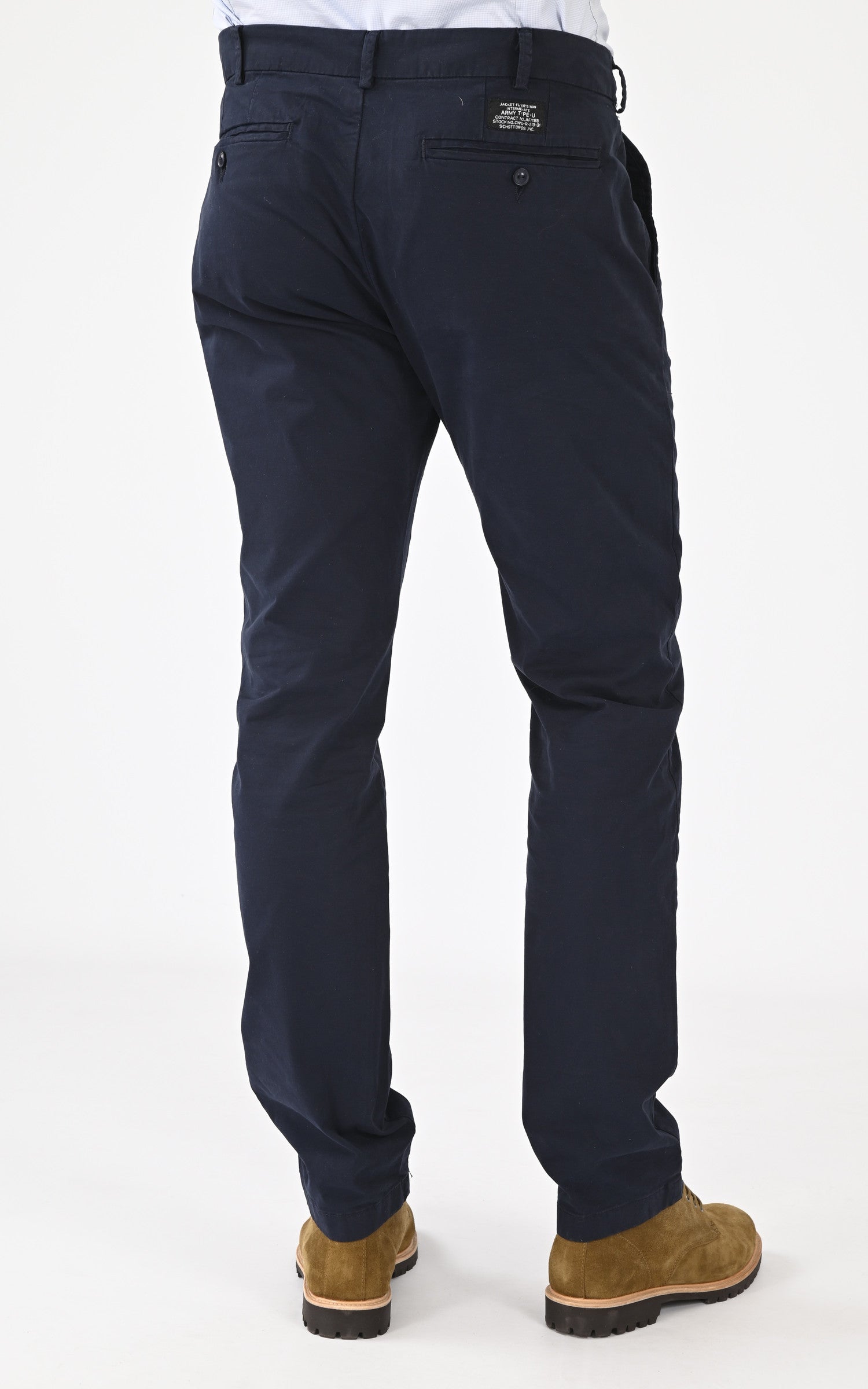 A "TRJO70" Bleu Schott Pantalon Homme back photo