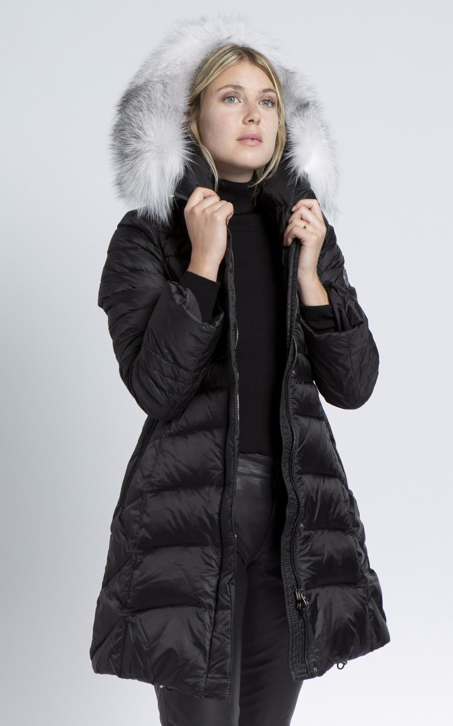 A "DOMICIME" Noir Giorgio & Mario 3/4 Femme back photo 4