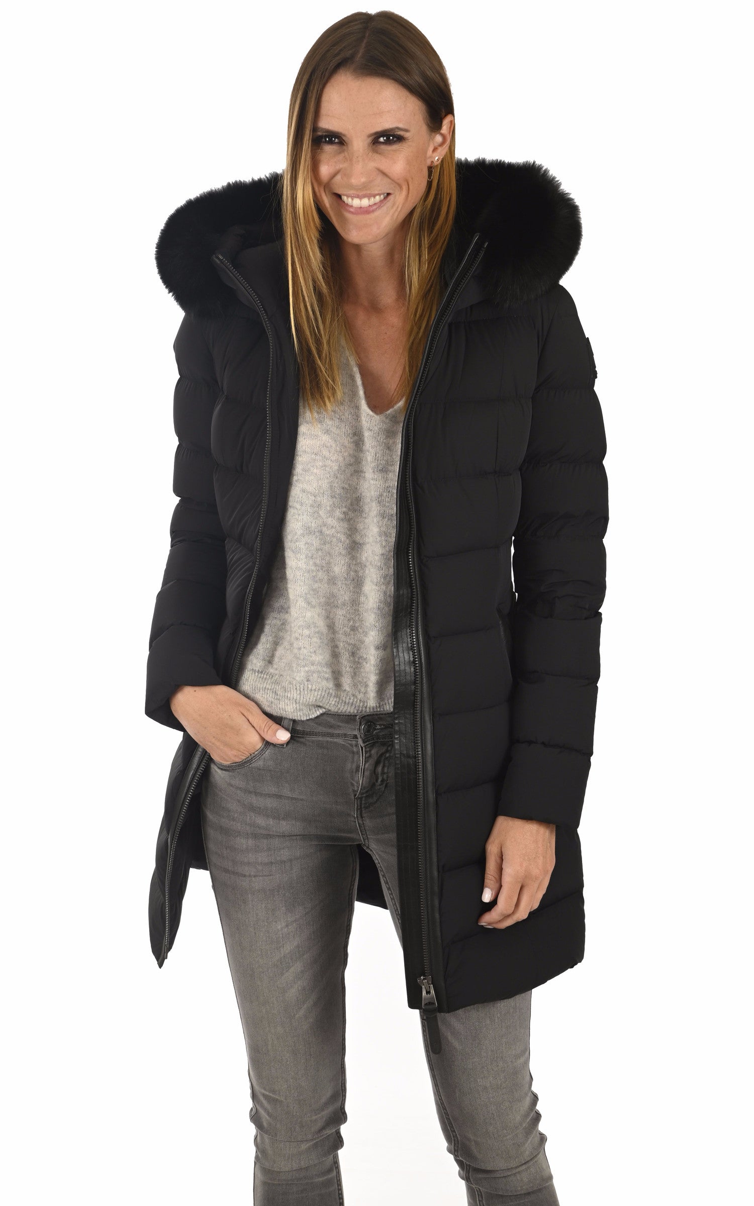 A "CALLA-BX" Noir Mackage 3/4 Doudoune Femme opened photo 2