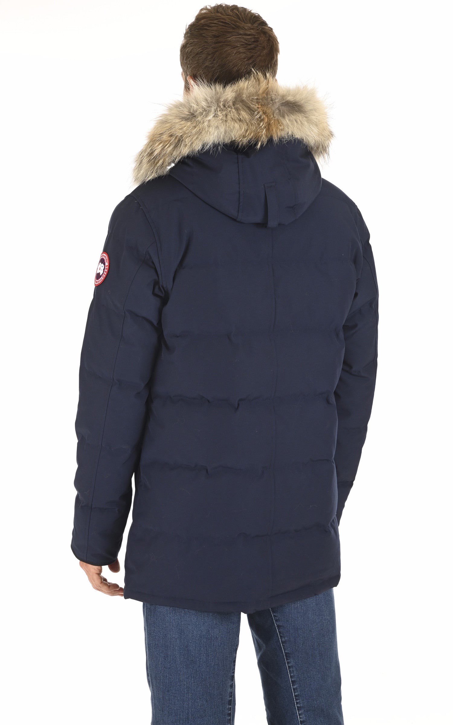 A "CARSON 3805M" Atlantic Navy Canada Goose Bl Doudoune Homme back photo