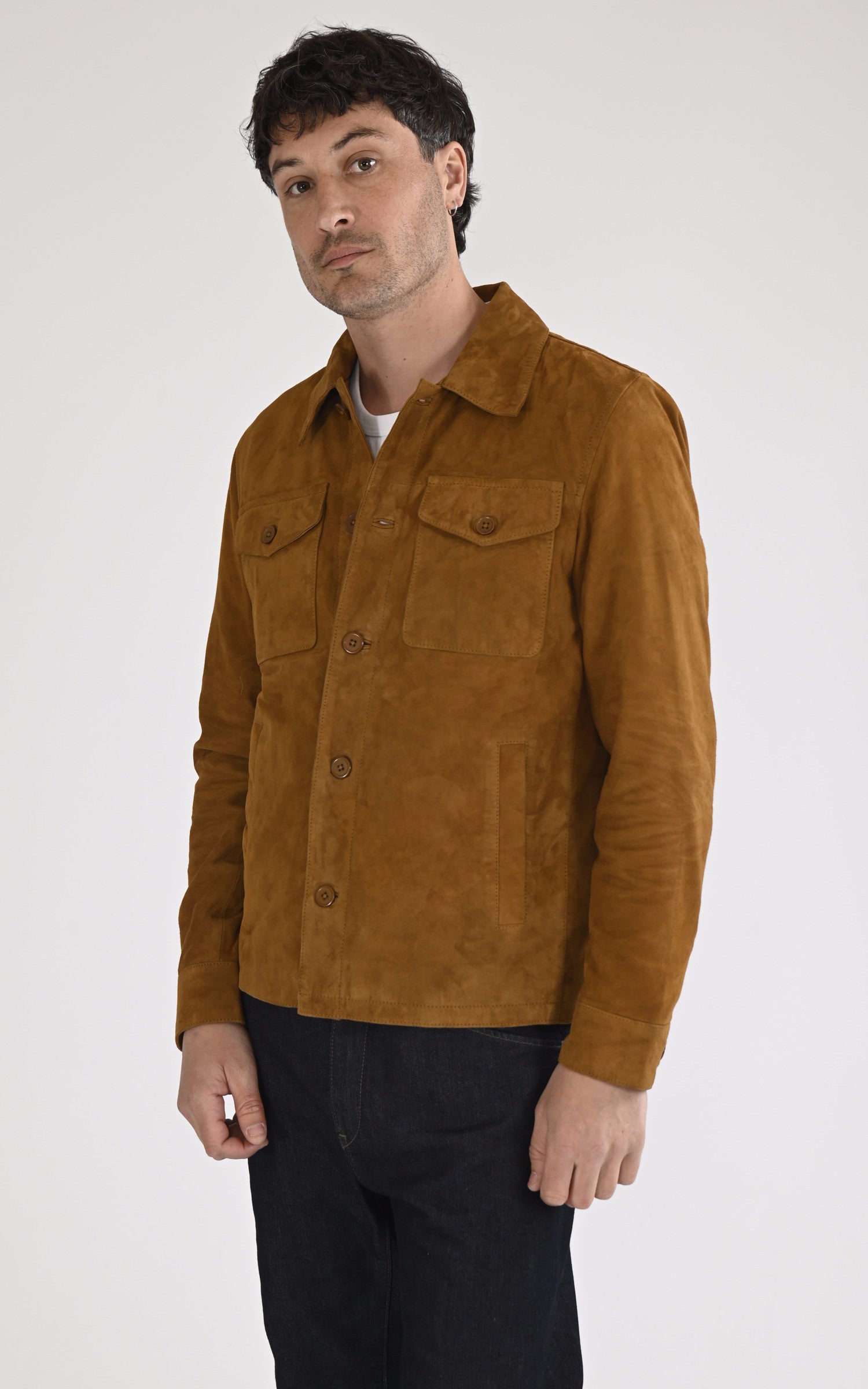 A "HOUSTON 104150" Cognac Daytona 73 Chemise Homme closed photo