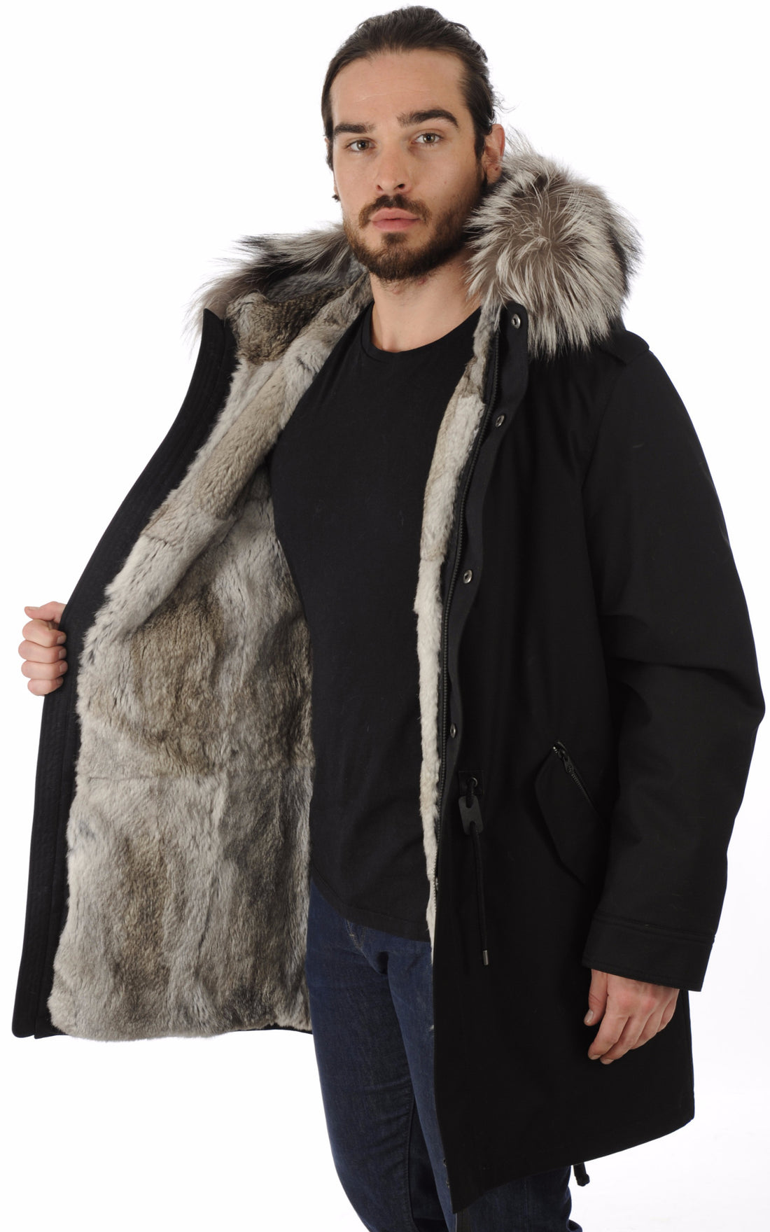 A "MORITZ-X" Noir Mackage 3/4 Homme opened photo