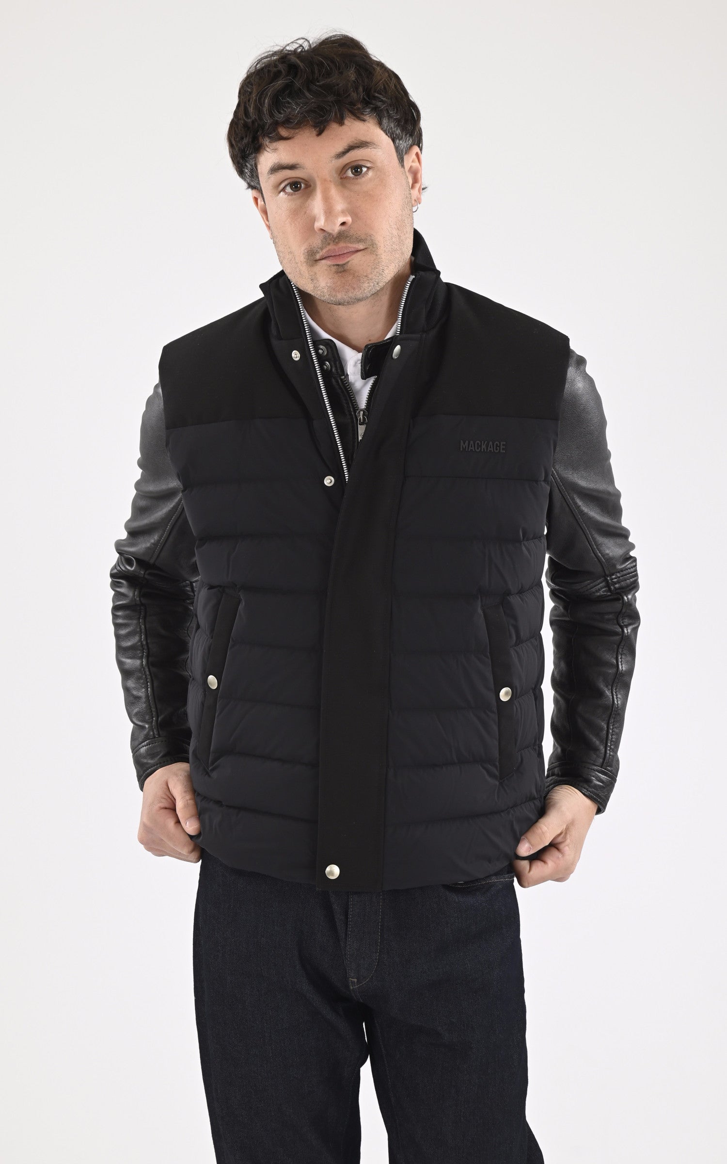 A "BRODY" Noir Mackage gil_doudoune Homme closed photo 2