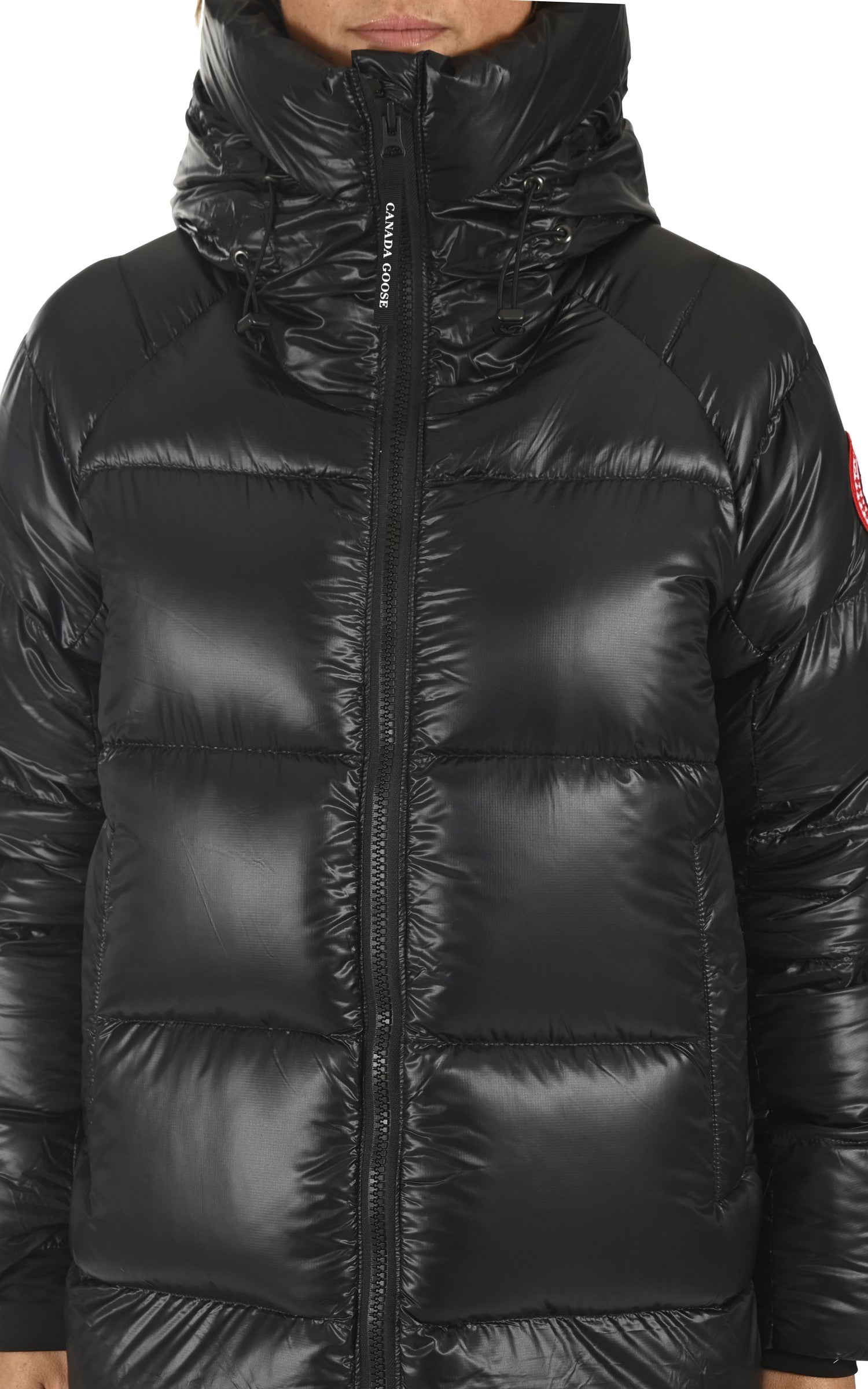 A "CYPRESS PUFFER 2239L" Noir Canada Goose Ves Doudoune Femme details photo