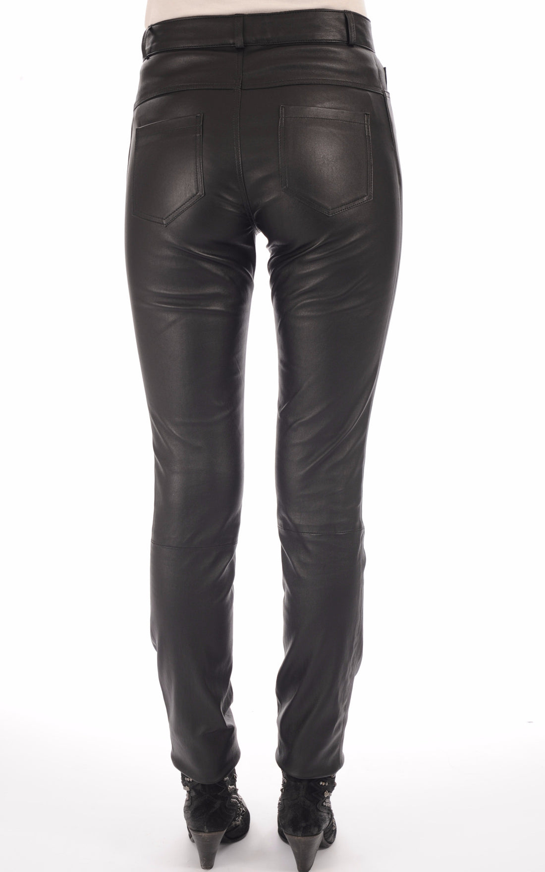 A "JEAN" Noir La Canadienne Pantalon Femme closed photo
