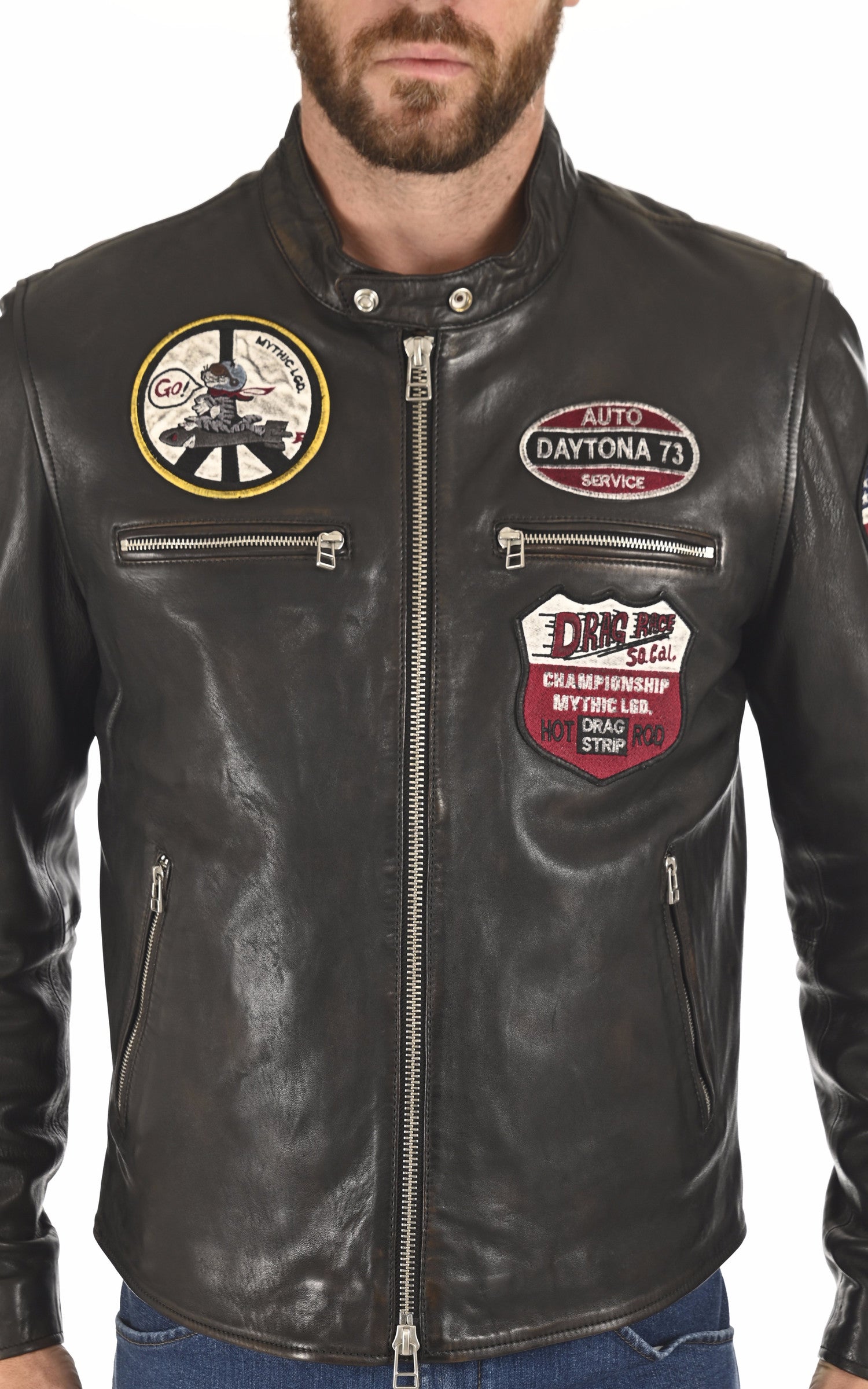 A "MARTINS 102432" Noir Daytona 73 Blouson Homme details photo