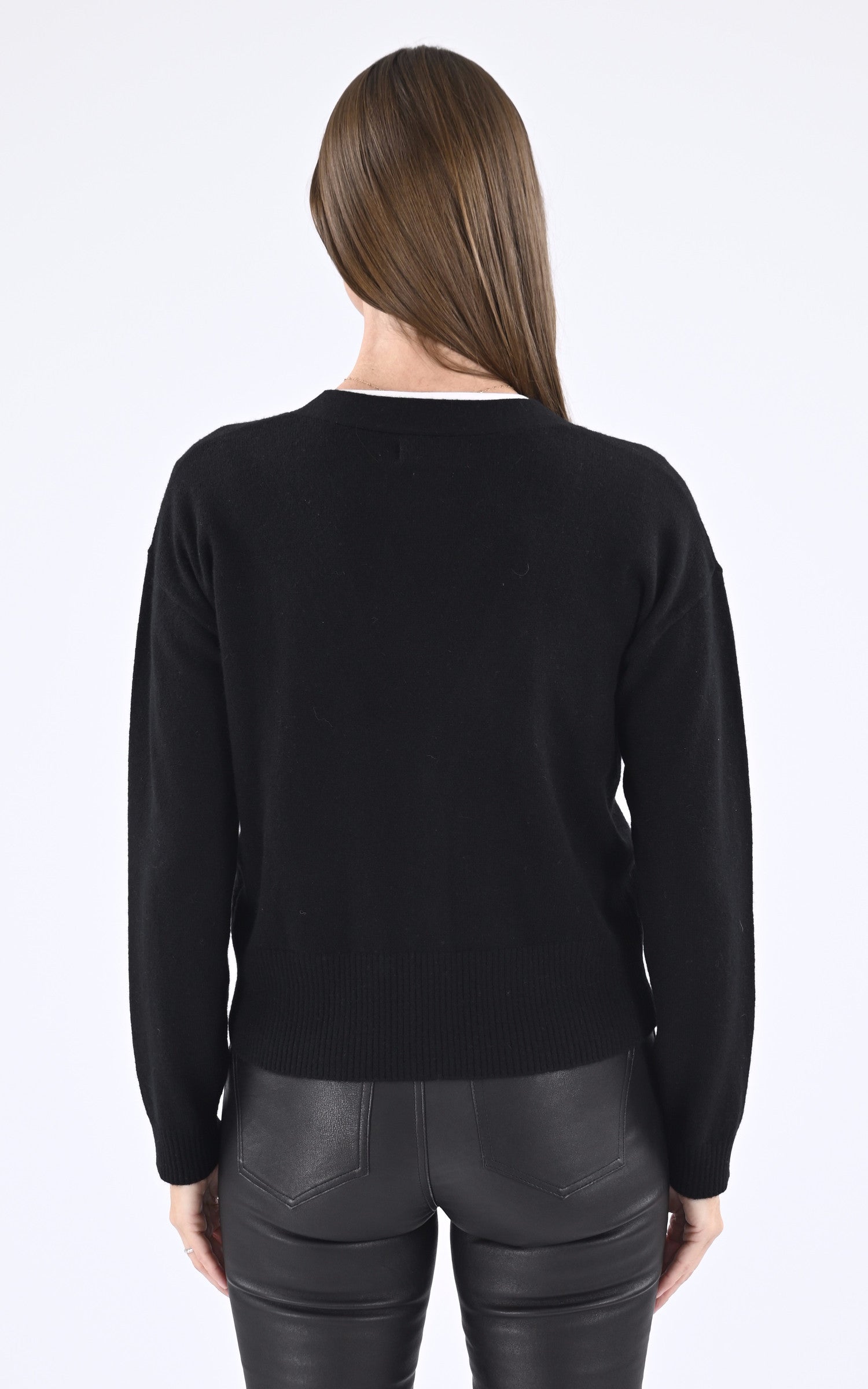 A "SONORI 4401012" Noir Notshy cardigan Femme back photo