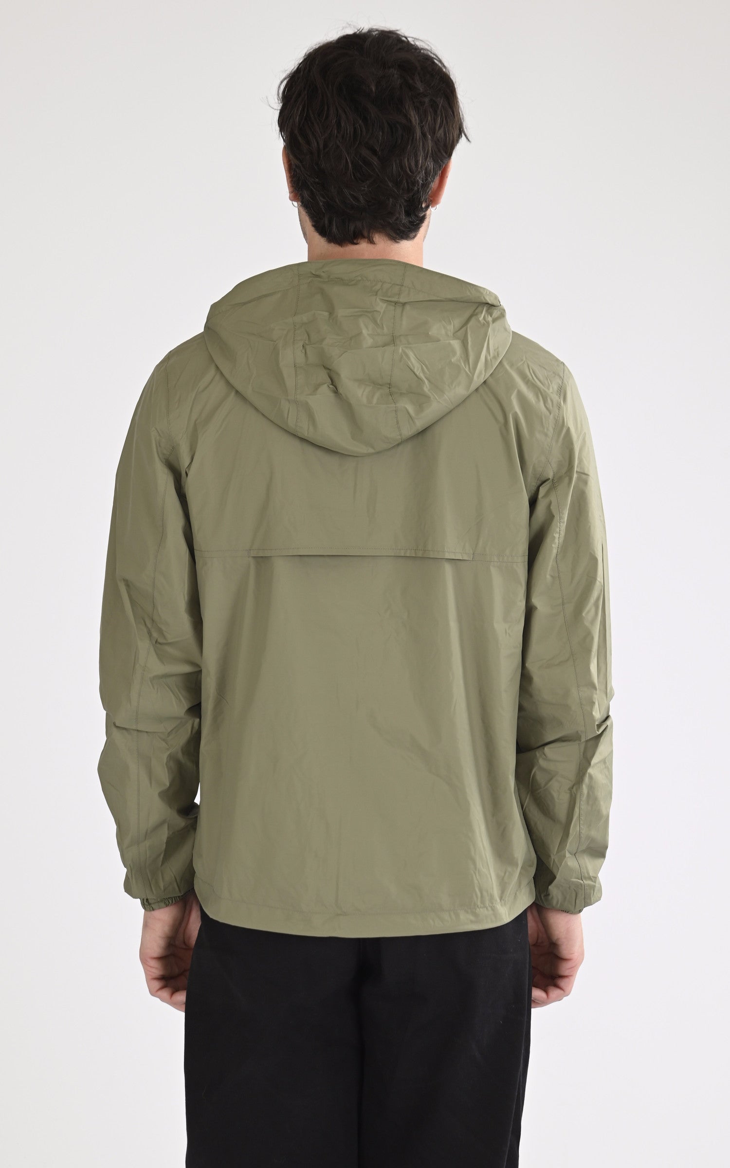 A "JACK ECO PLUS DOUBLE K2124EW" Beige K-Way Blouson Homme back photo 4