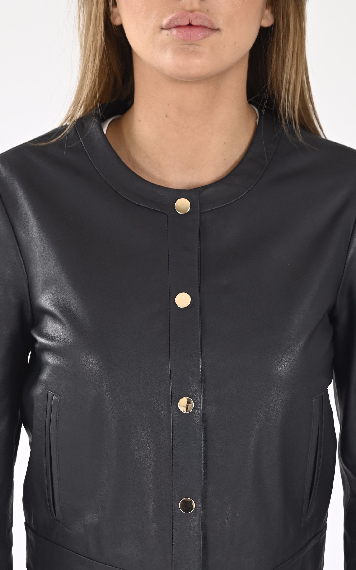 A "MARION" Bleu Marine Serge Pariente Veste Femme details photo