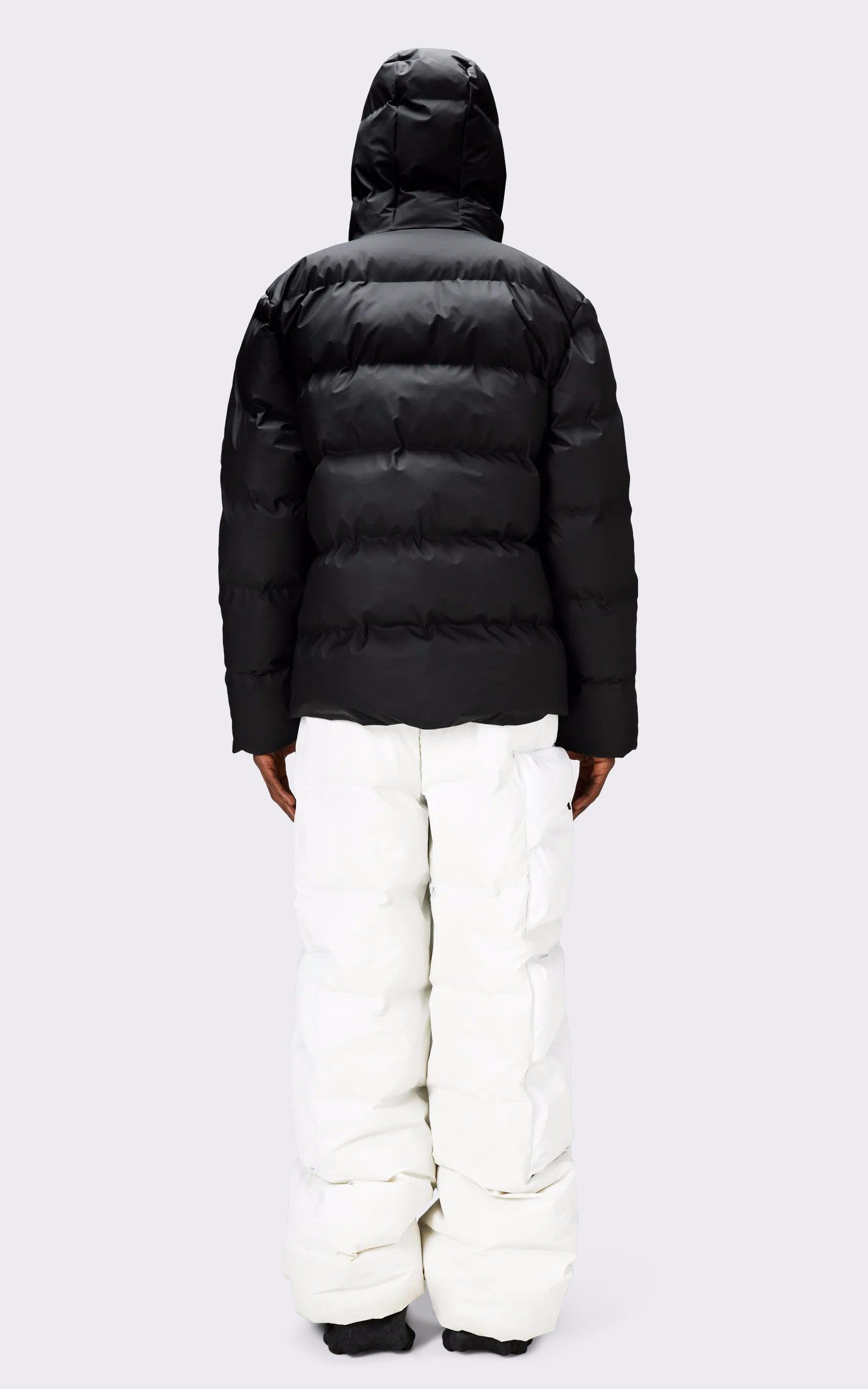 A "15120 PUFFER JACKET" Noir Rains Bl Doudoune Mixte interior photo