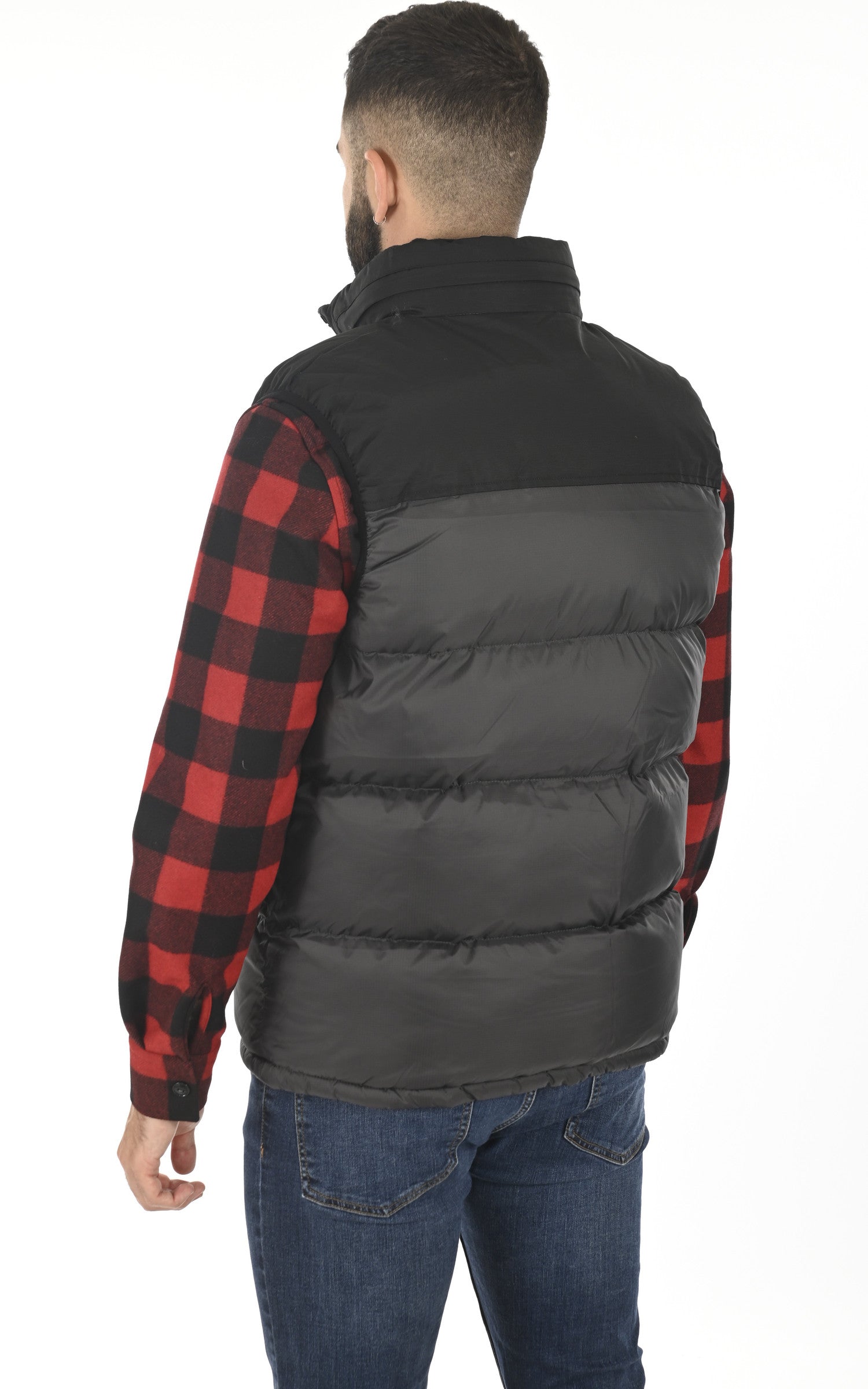 A "UTAH V" Anthracite Schott gil_doudoune Homme back photo