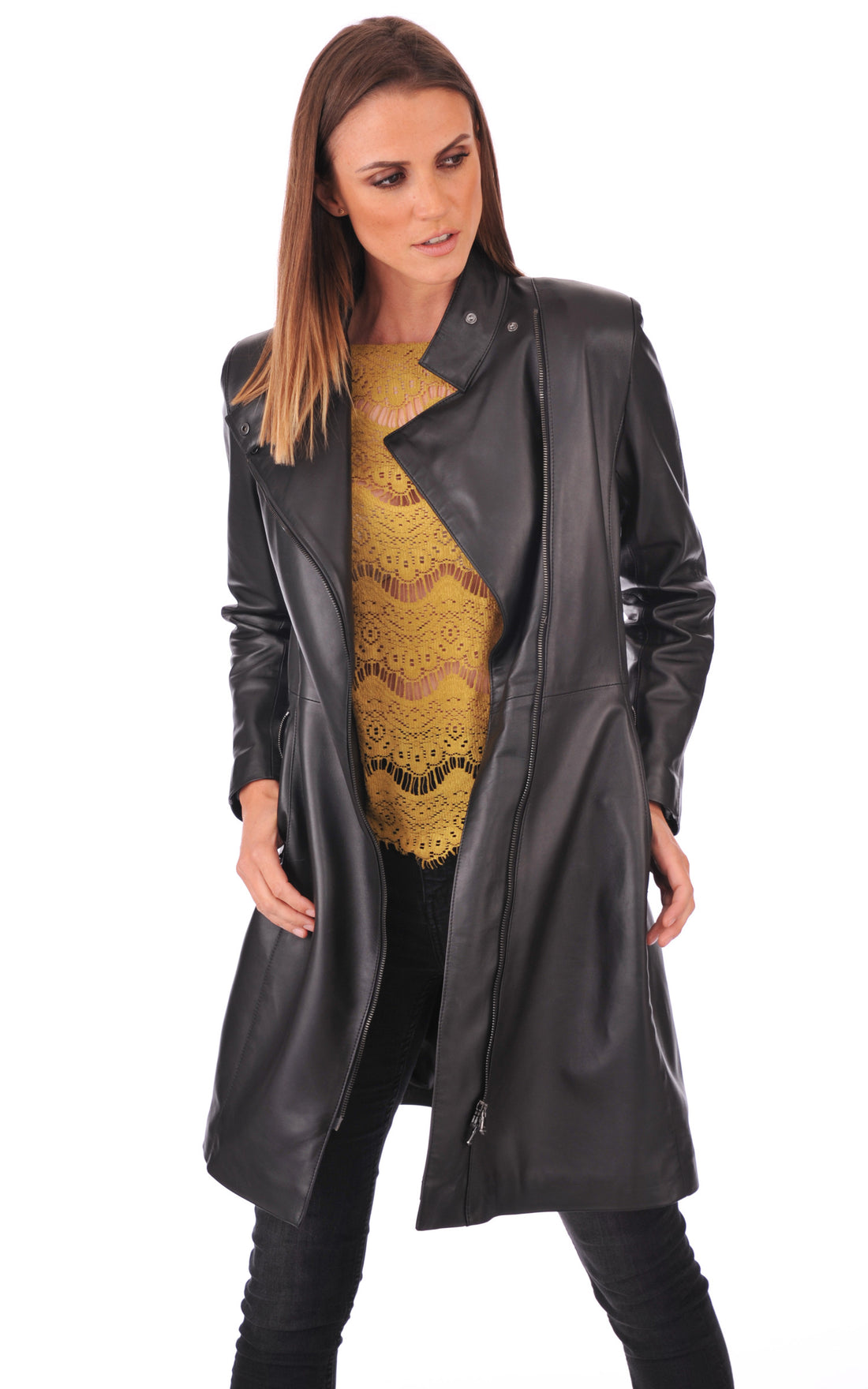 A "KETTY FF" Noir La Canadienne 3/4 Femme opened photo