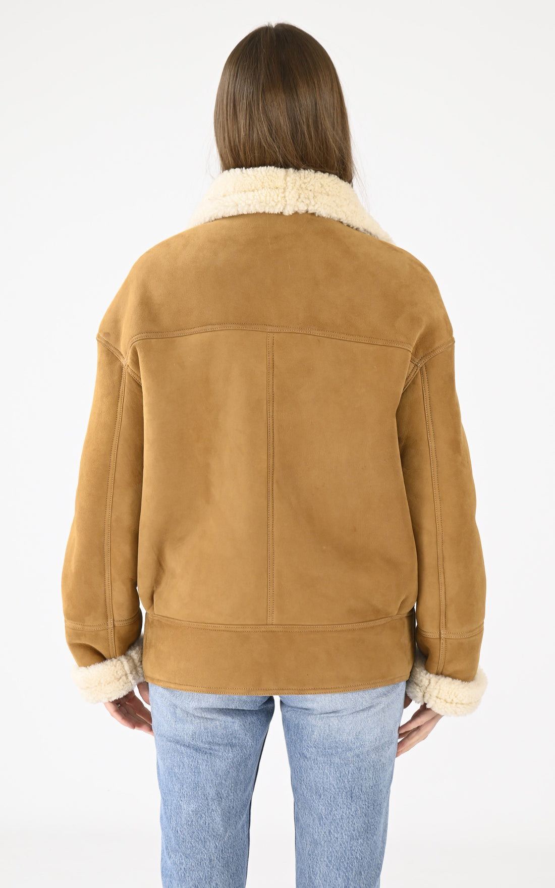 A "CORALIE" Beige La Canadienne Veste Femme opened photo