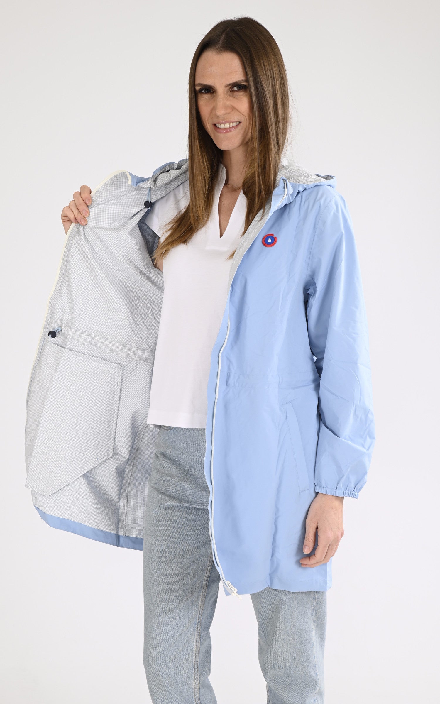 A "AMELOT 20300" Bleu Ciel Flotte Veste Mixte interior photo 2