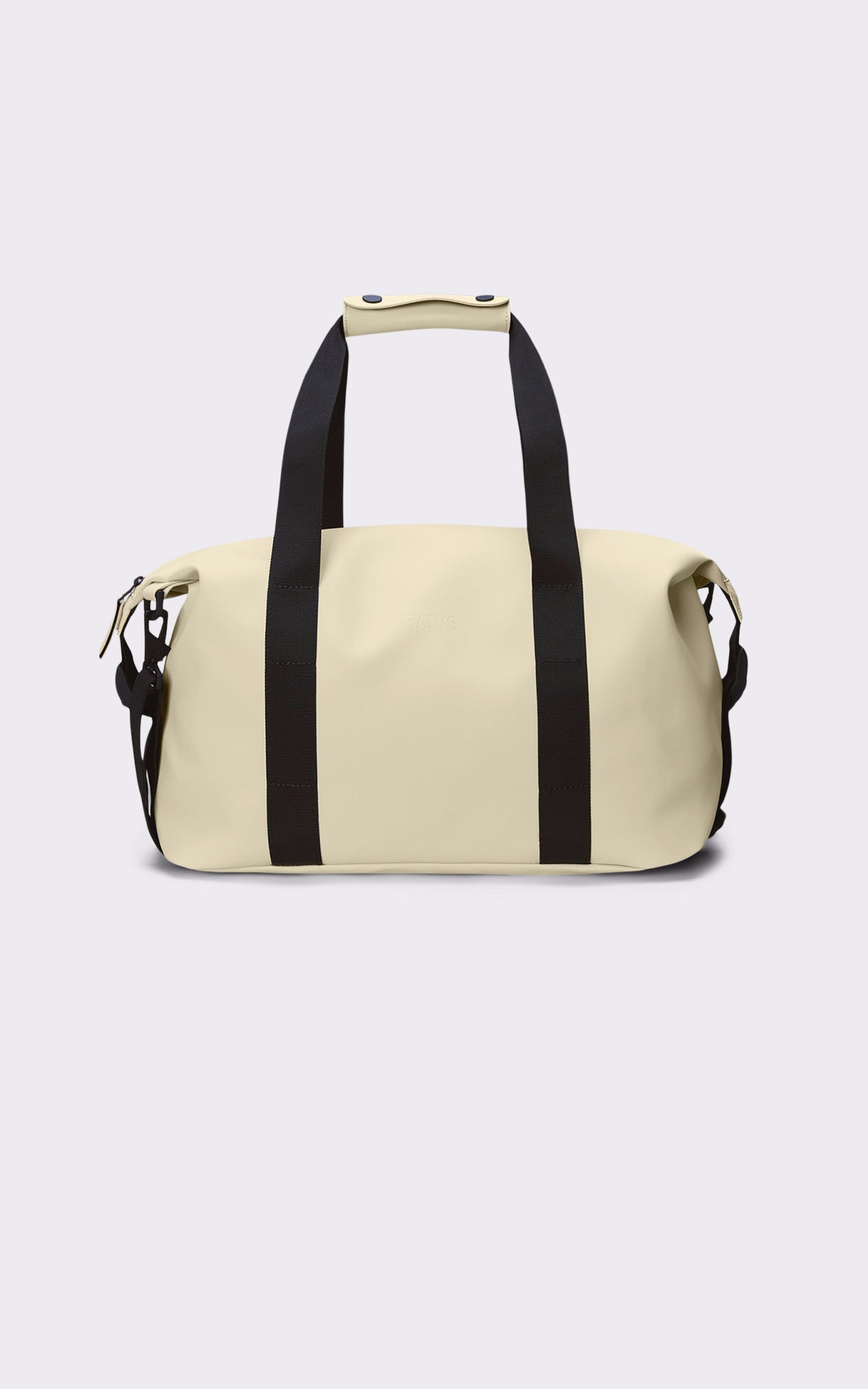 A "14220 WEEK-END BAG SMALL" Beige Rains Sac Mixte interior photo