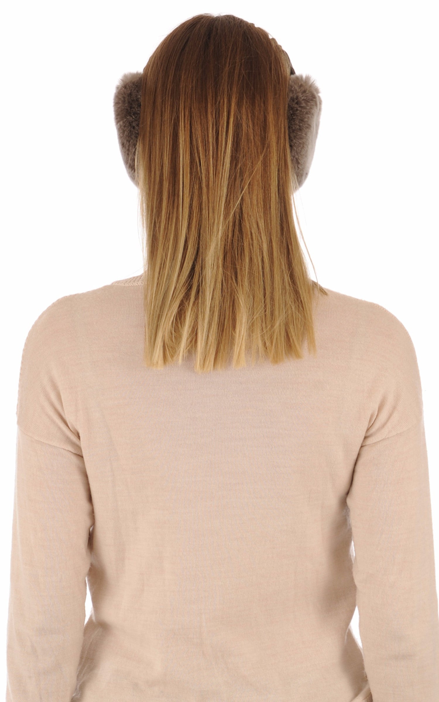A "OS" Taupe Tsanikidis Oreillettes Femme back photo