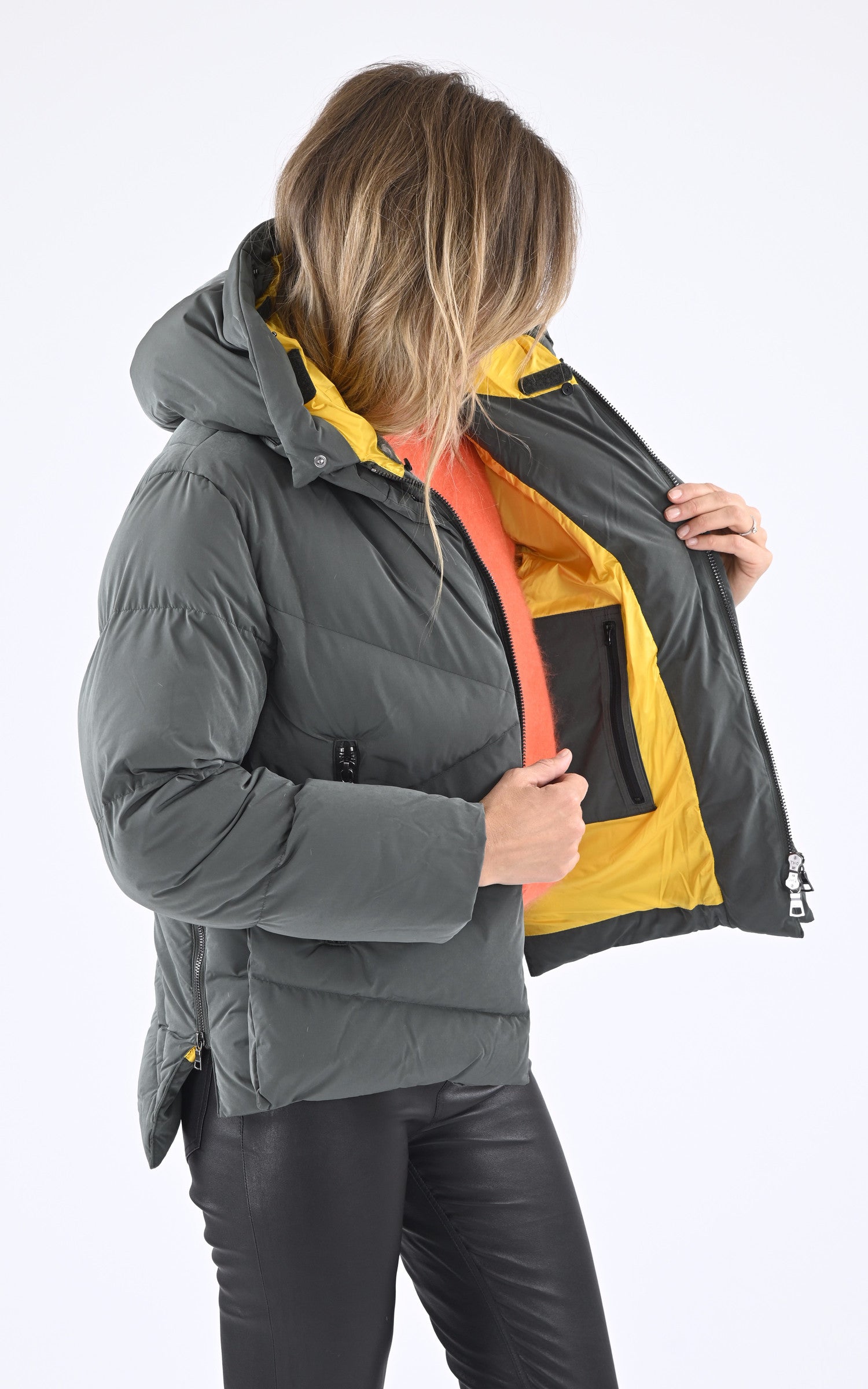 A "SNOW 515" Kaki Blonde n°8 Ves Doudoune Femme interior photo