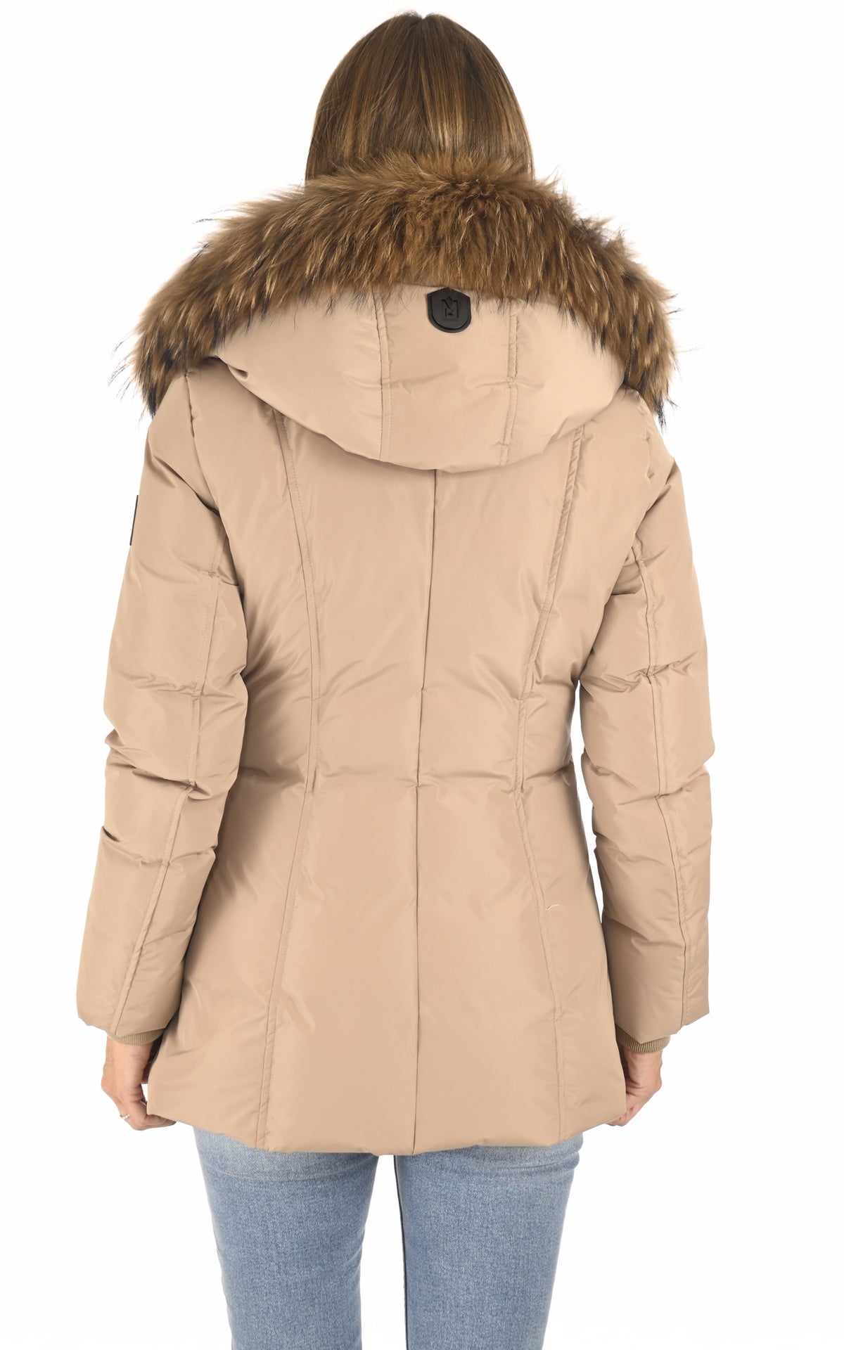 A "ADALI-F" Camel Mackage 3/4 Doudoune Femme back photo
