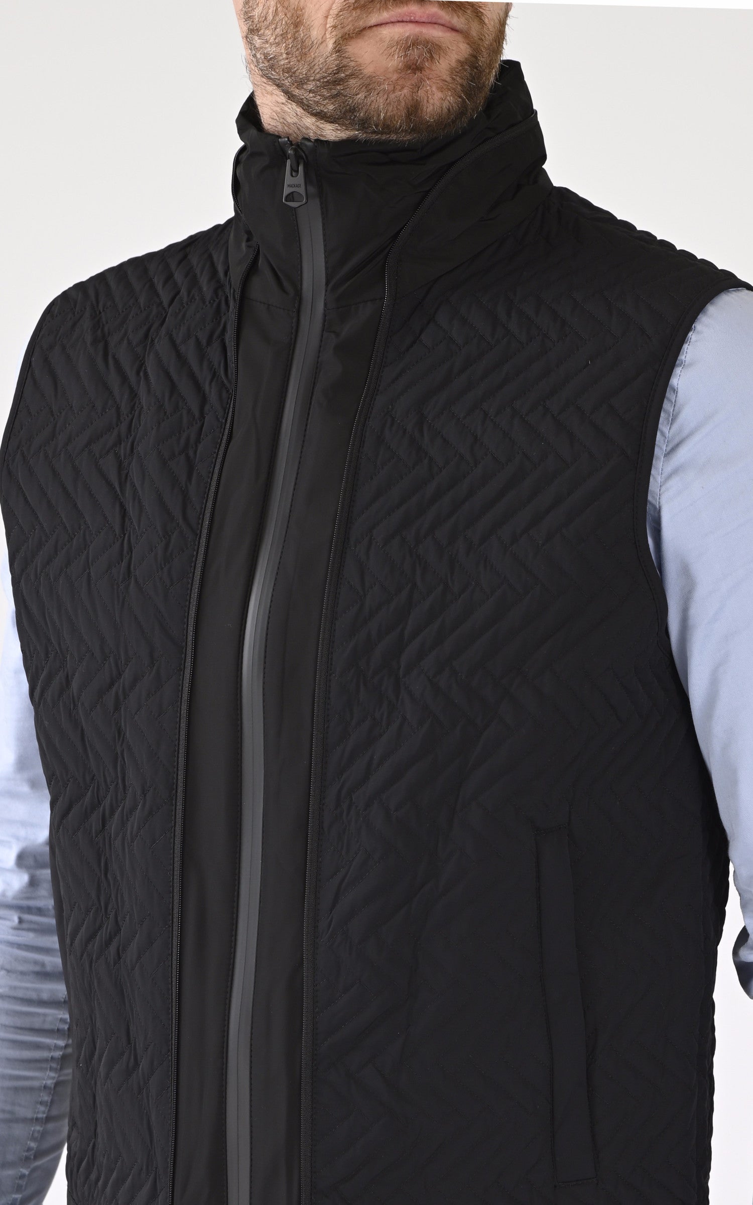 A "BARRETT" Noir Mackage Blouson Homme details photo 5