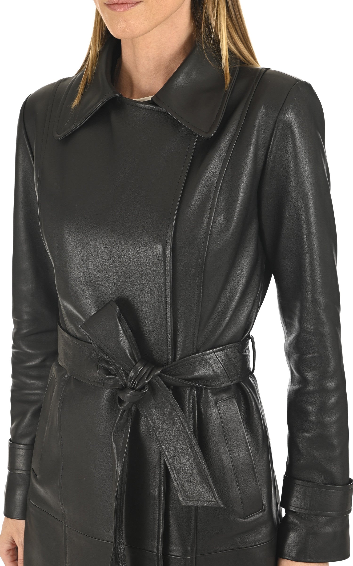 A "FAY FF" Noir La Canadienne 7/8 Femme details photo 5