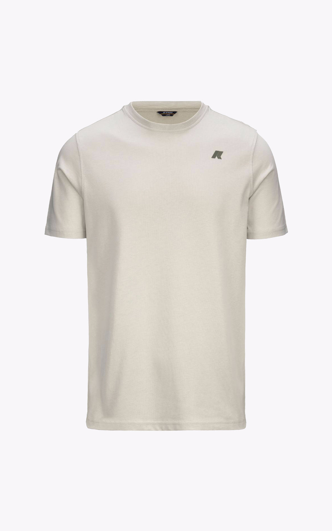 A "ODOM ASCII K3138LW" Beige K-Way T-shirt Homme opened photo