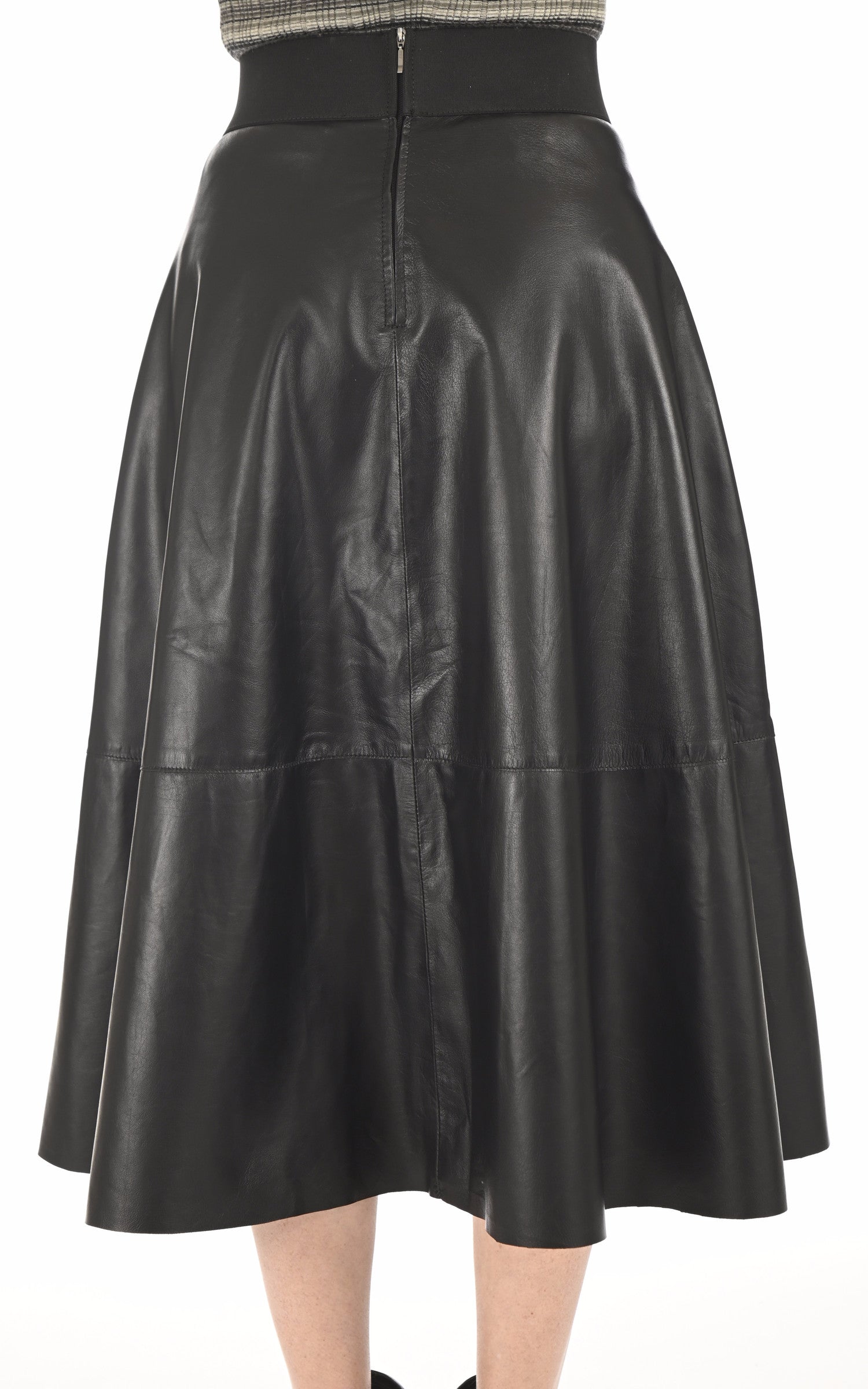 A "SANDRA" Noir La Canadienne Jupe Femme back photo 3