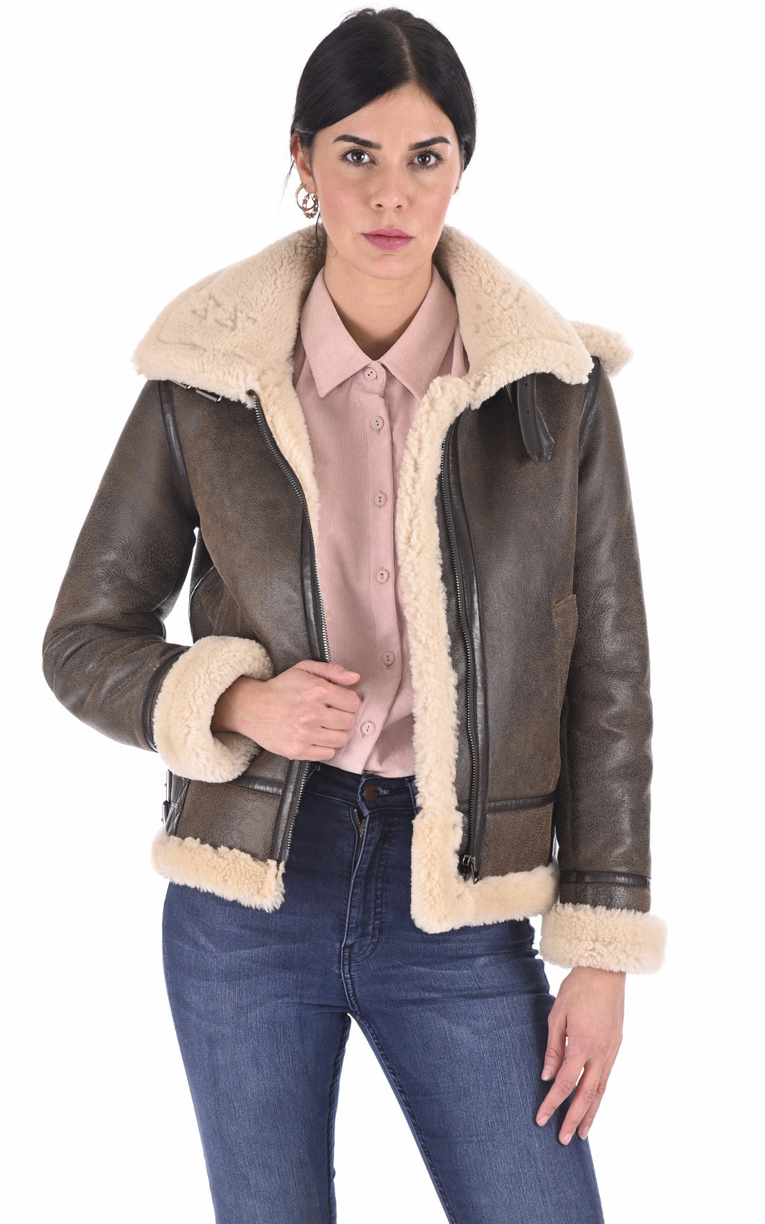 A "BLONDINE FURLESS FF" Marron La Canadienne Bombardier Femme opened photo
