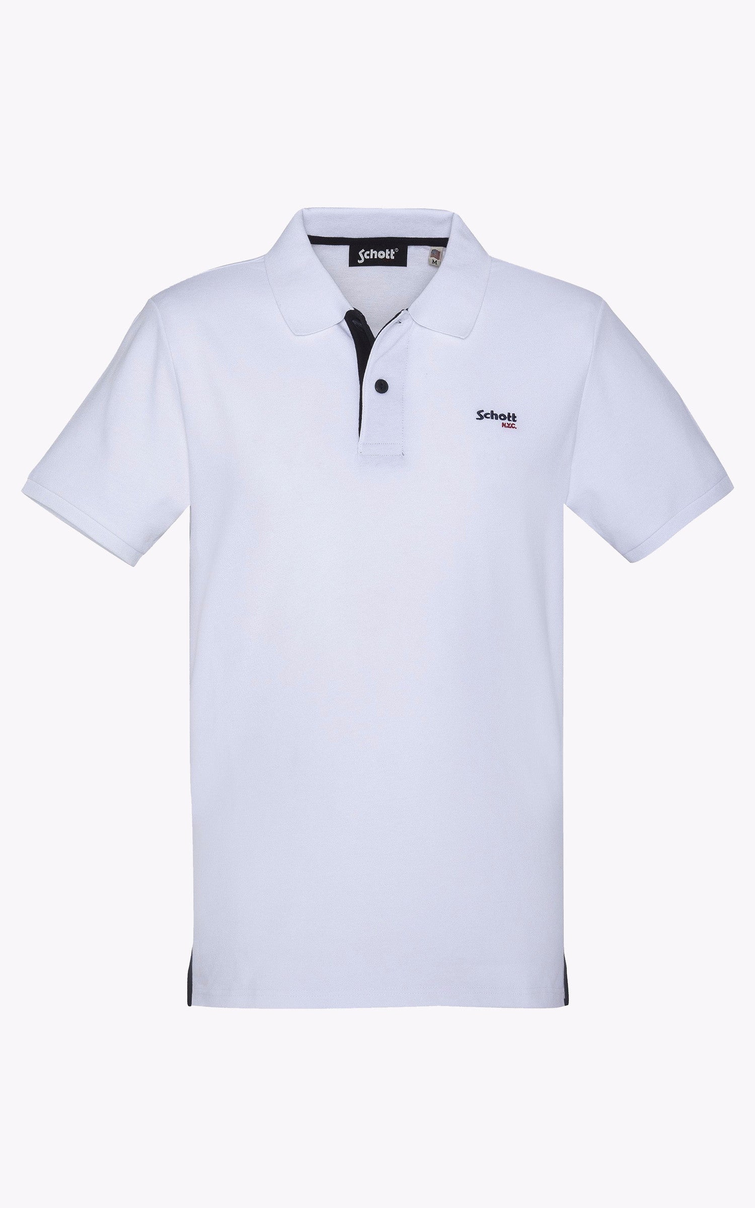 A "PSMILTON" Blanc Schott Polo Homme opened photo