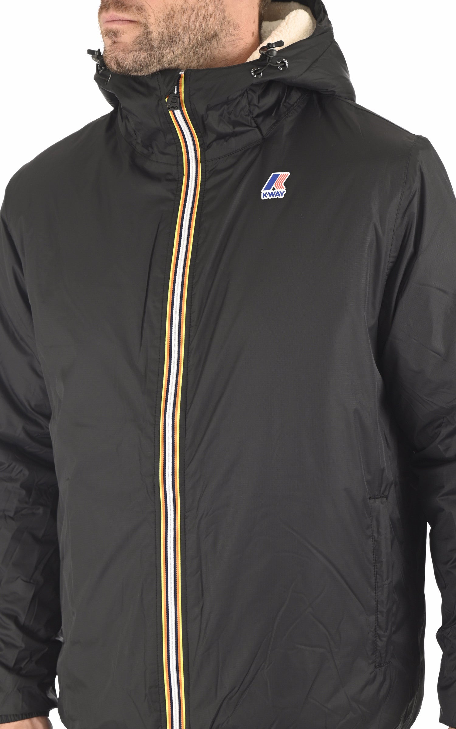 A "CLAUDE ORSETTO K3118TW" Noir K-Way 3/4 Mixte details photo