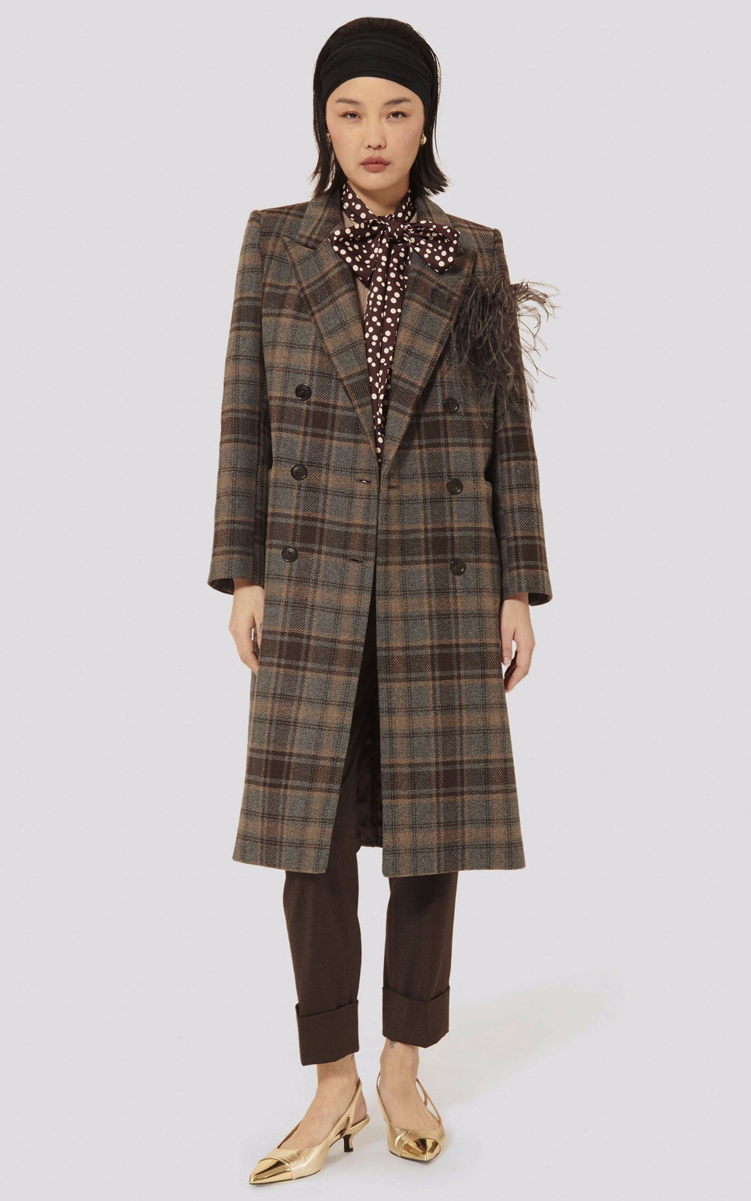 A "MALICE" Marron Tara Jarmon Manteau Femme opened photo