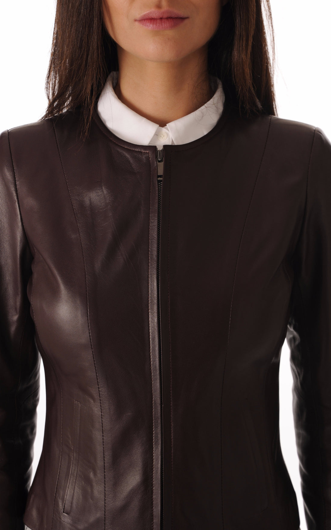 A "SEPHORA FF" Bordeaux La Canadienne Blouson Femme closed photo