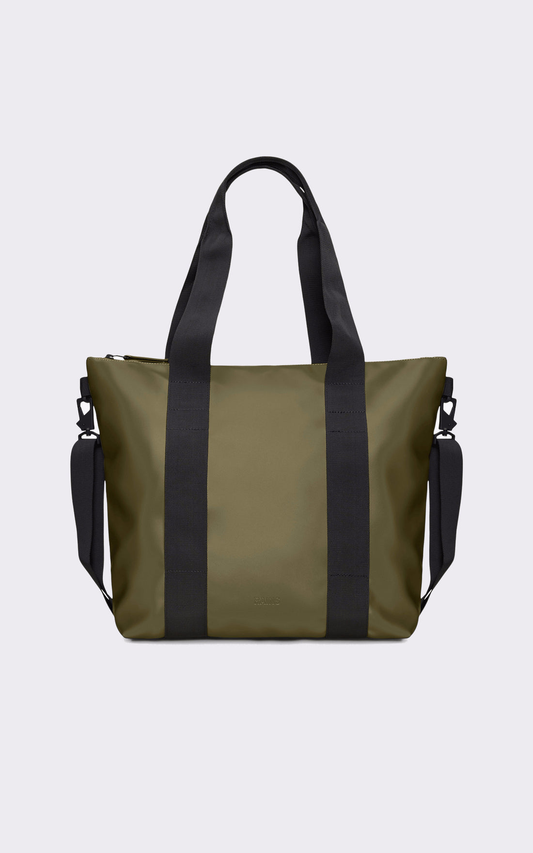 A "14160 TOTE BAG MINI" Kaki Rains Sac Mixte opened photo
