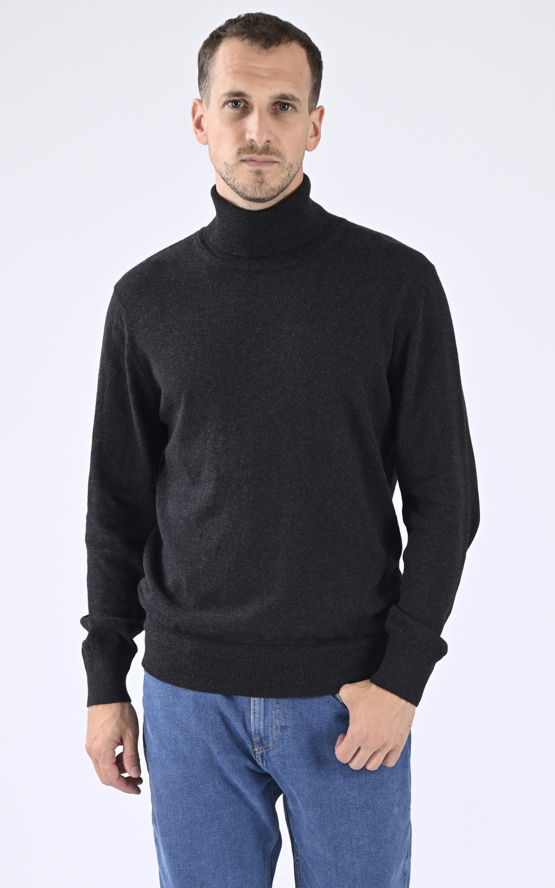 A "PLBEAL4" Anthracite Schott Pull Homme closed photo