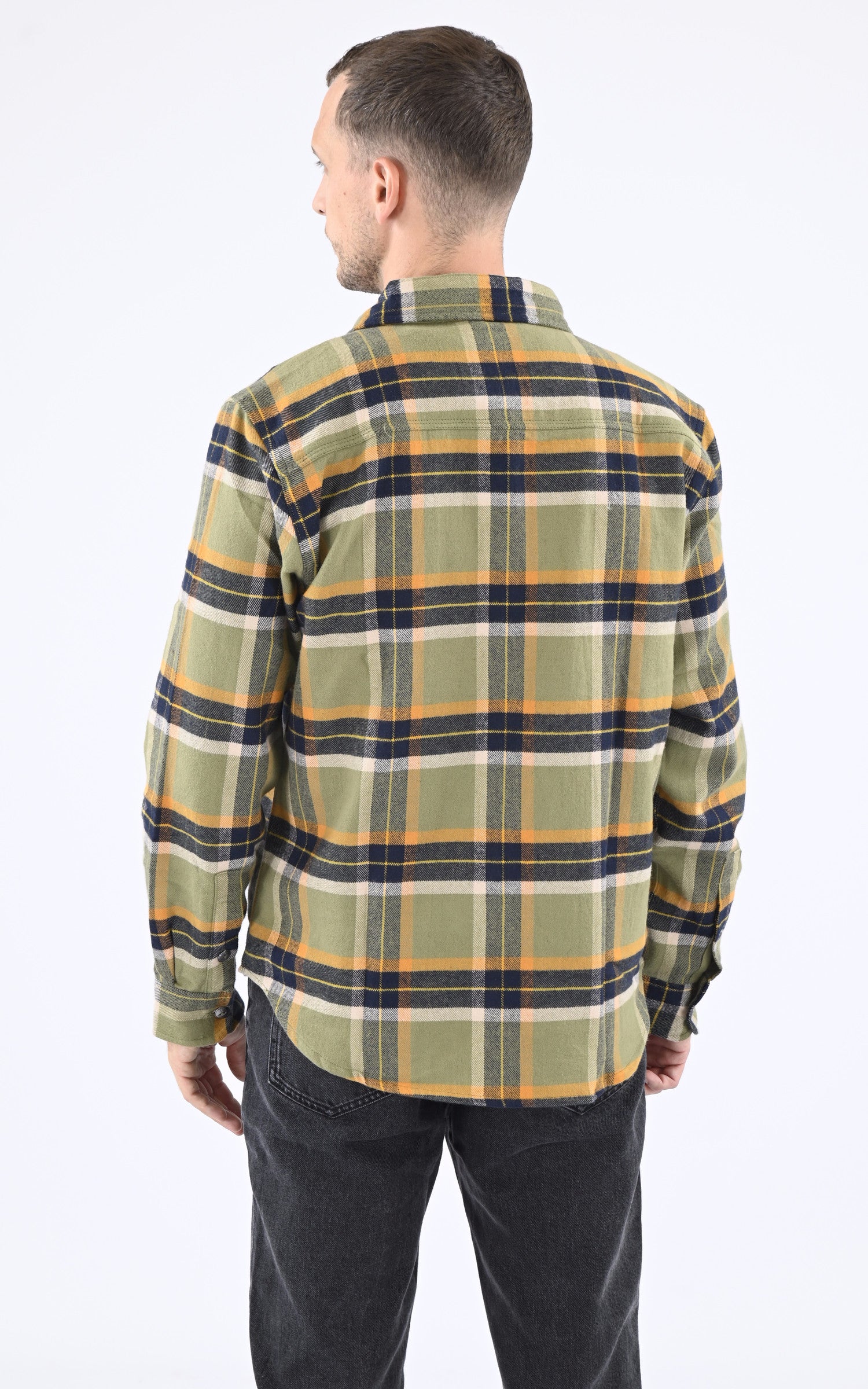 A "SIERRA 103637" Vert Iron&Resin Chemise Homme back photo 4