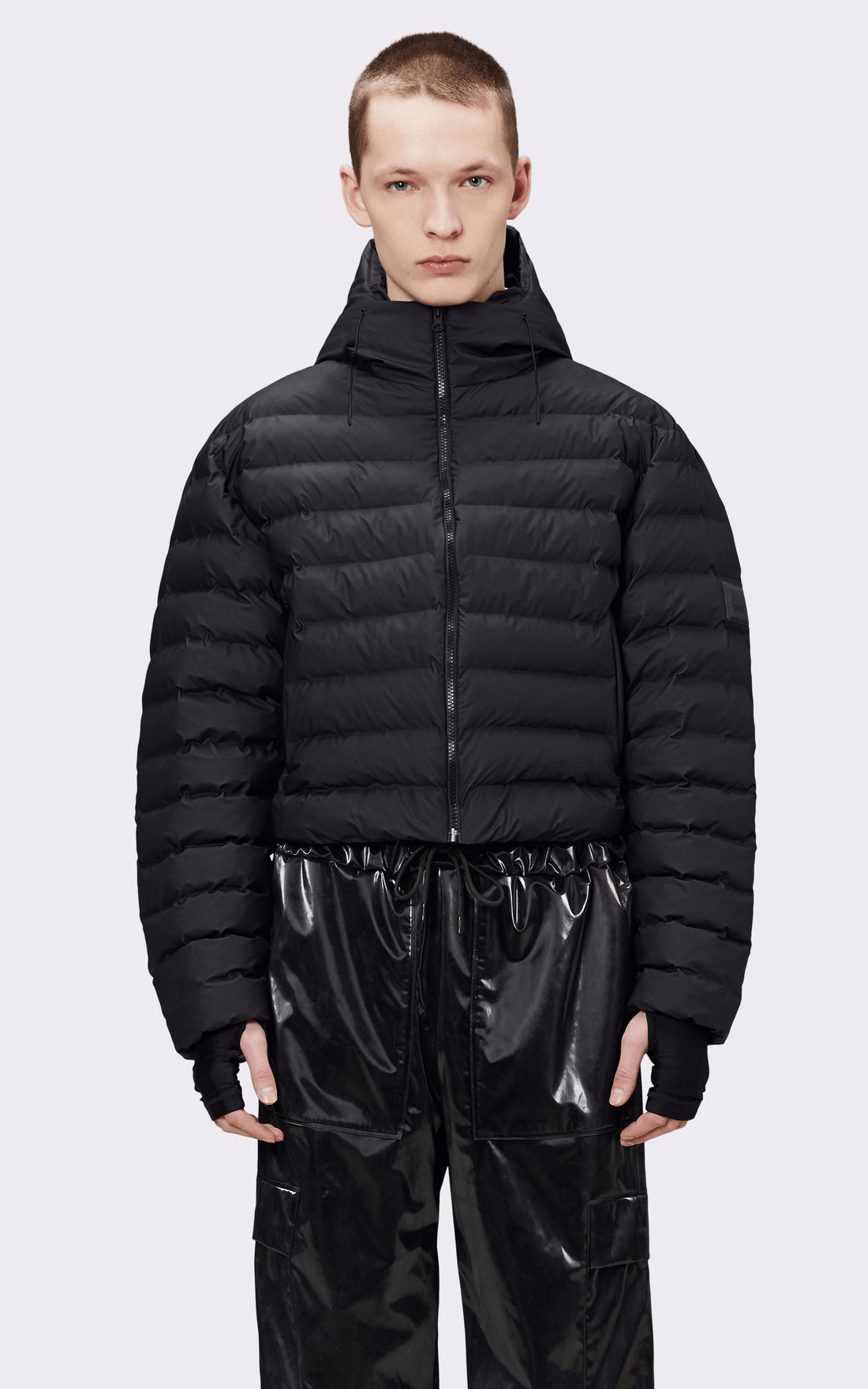 A "15820 LOHJA PUFFER" Black Rains Bl Doudoune Mixte details photo