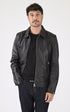 A "LC TAMPA" Noir Schott Blouson Homme opened photo