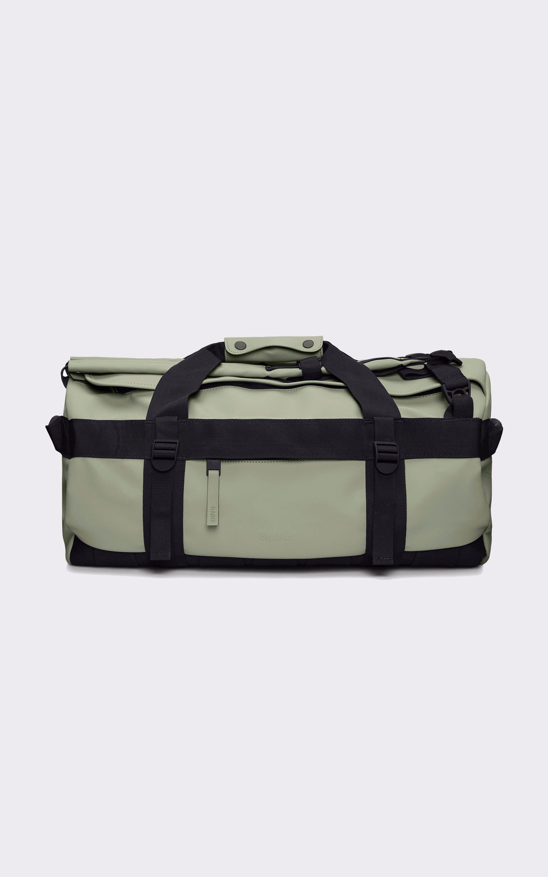 A "13480 TEXEL DUFFEL SMALL" Vert Rains Sac Mixte opened photo