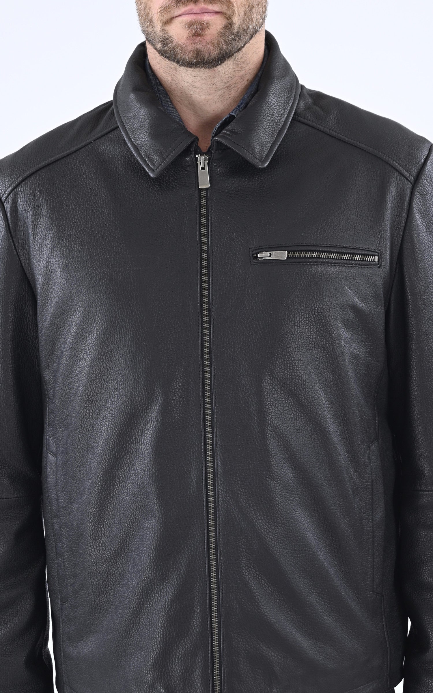A "LAZZARO-R" Noir Smarty Blouson Homme details photo