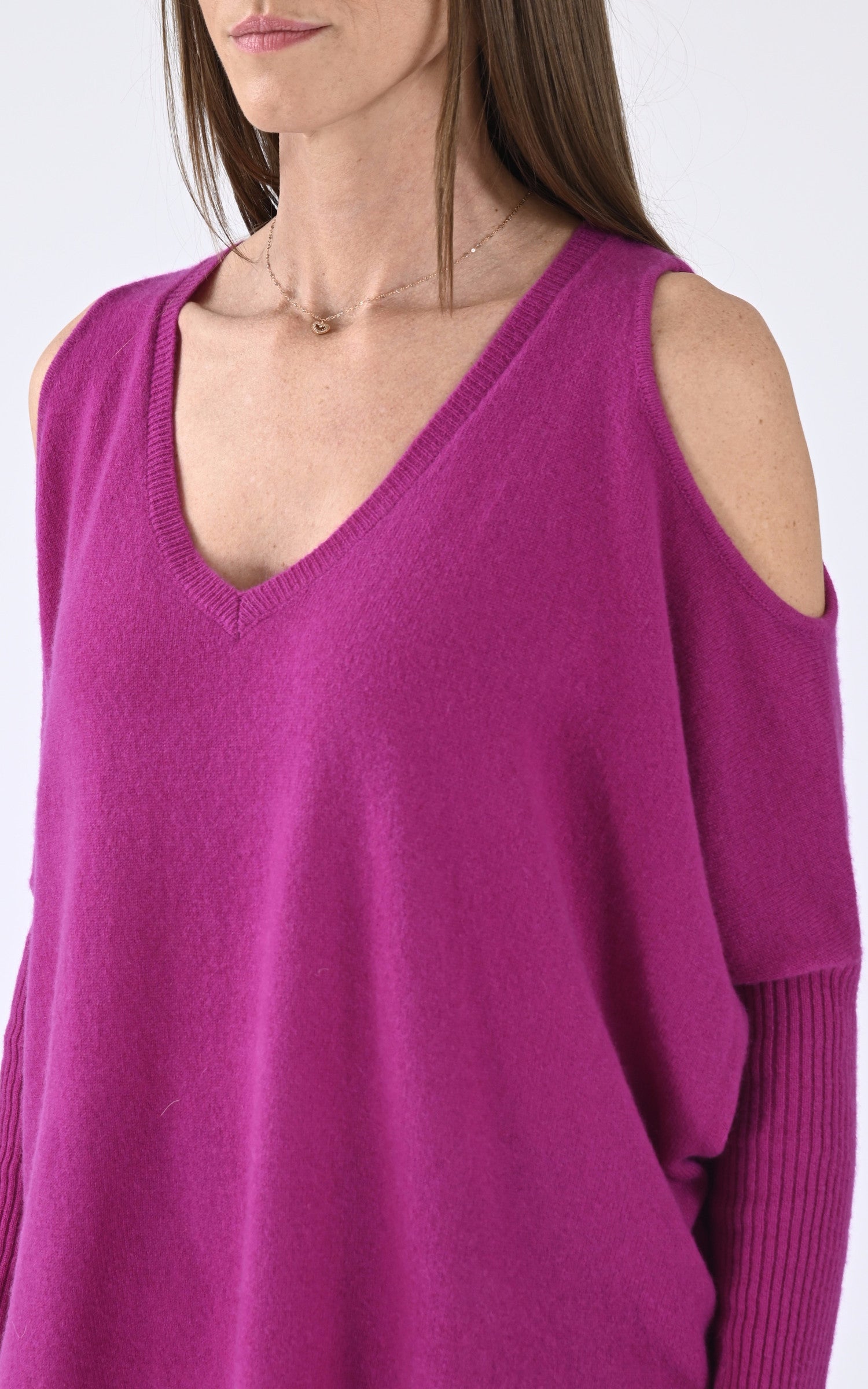 A "TONIA 4404010" Fushia Notshy pull_poncho Femme details photo 4
