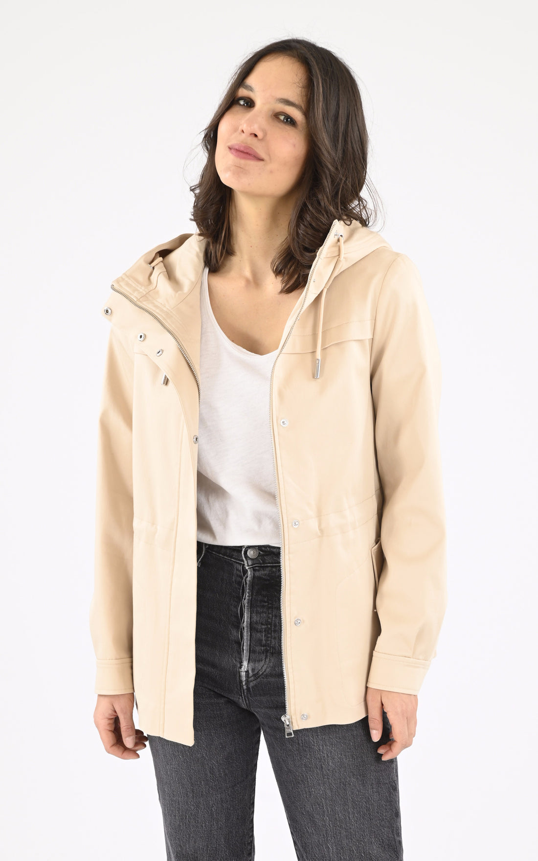 A "AVALYNN" Beige Soia & Kyo Veste Femme closed photo
