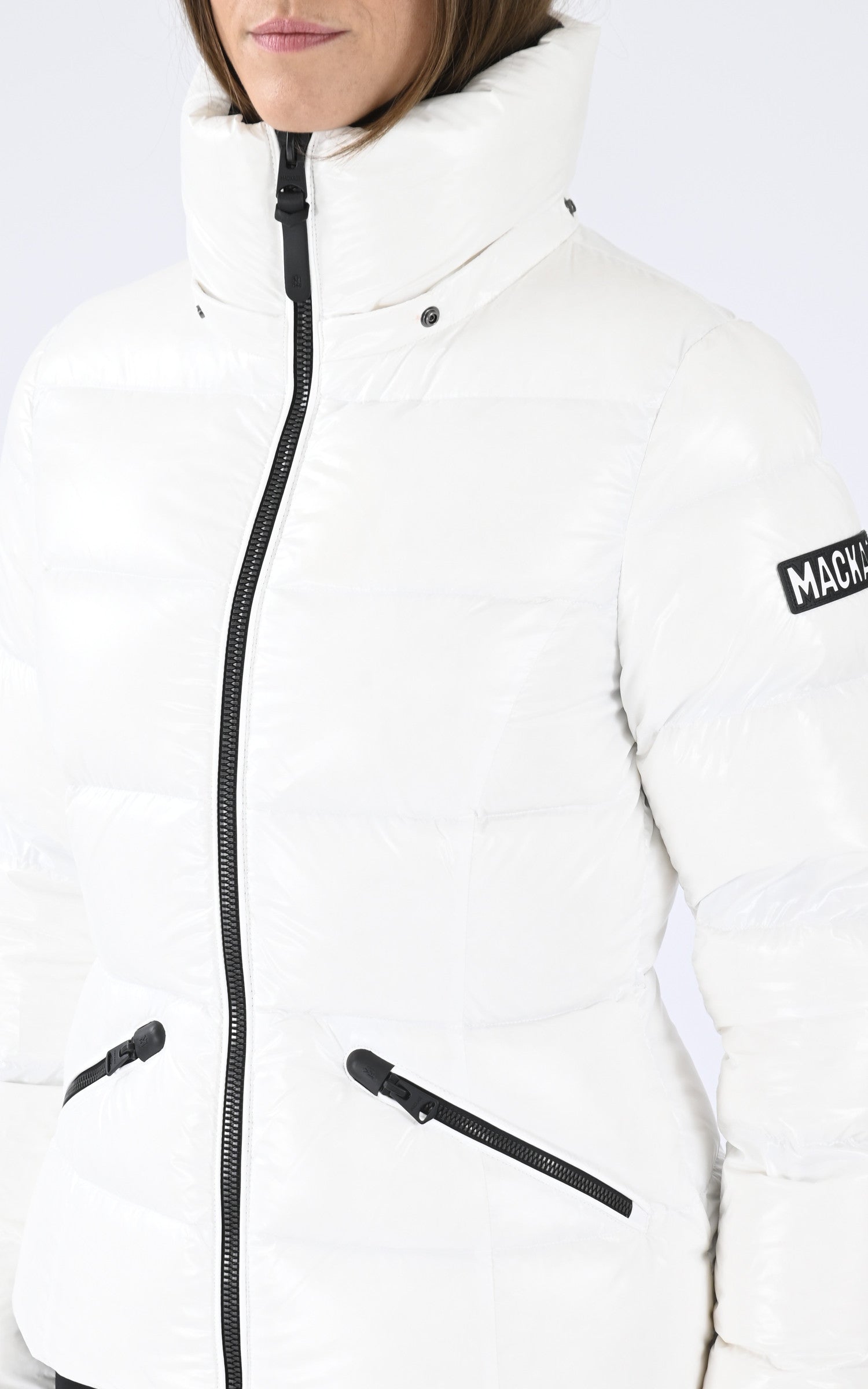 A "MADALYNE-V" Blanc Mackage Ves Doudoune Femme details photo 5