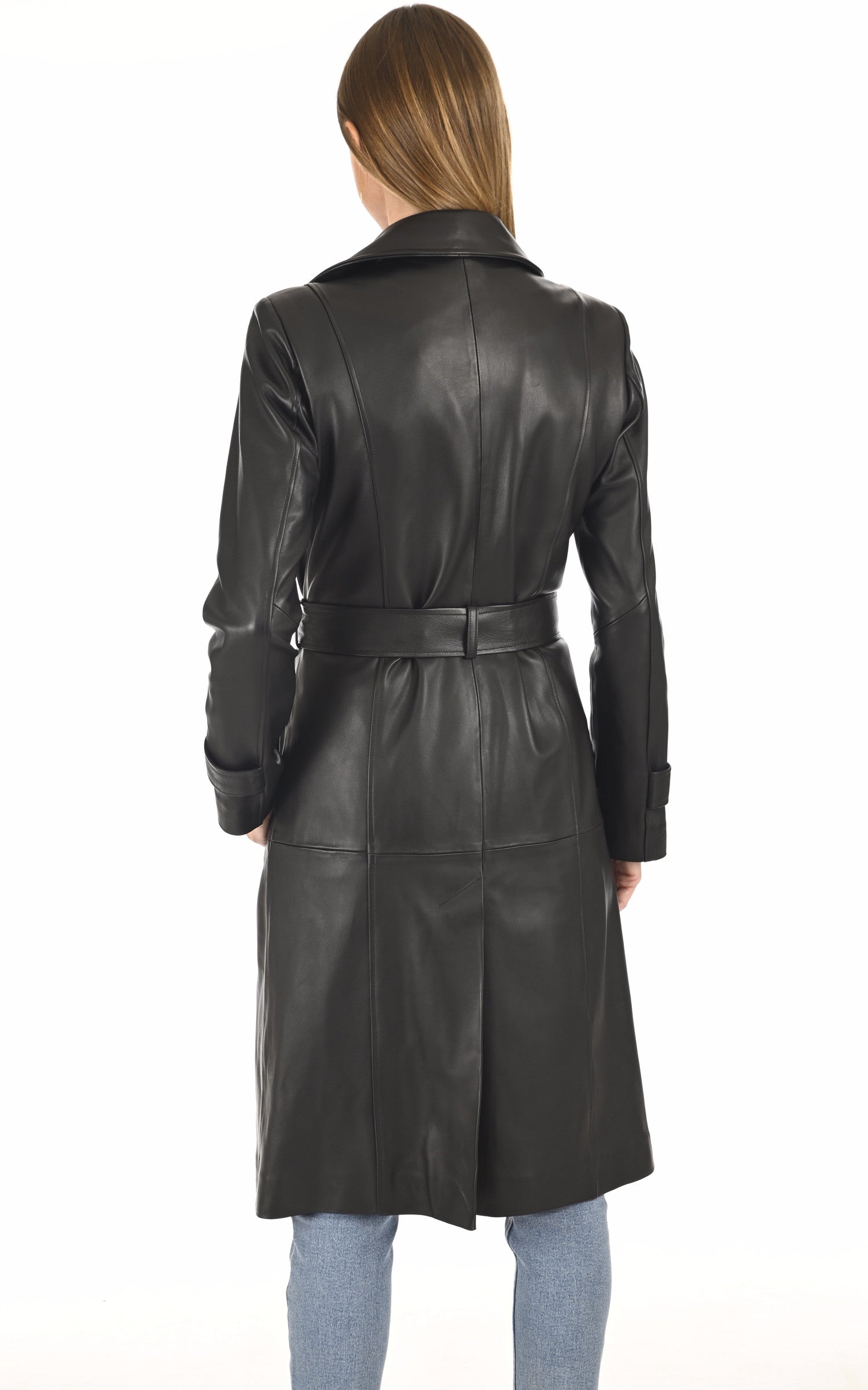 A "FAY FF" Noir La Canadienne 7/8 Femme back photo 4