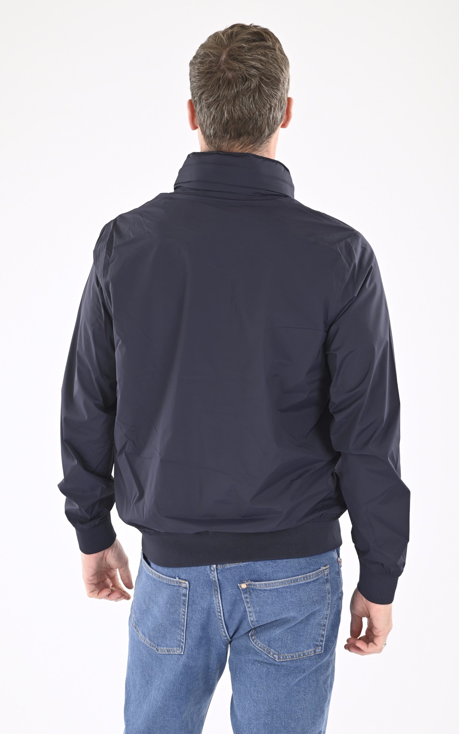 A "AMAURY STRETCH K3123VW" Bleu K-Way Blouson Homme back photo