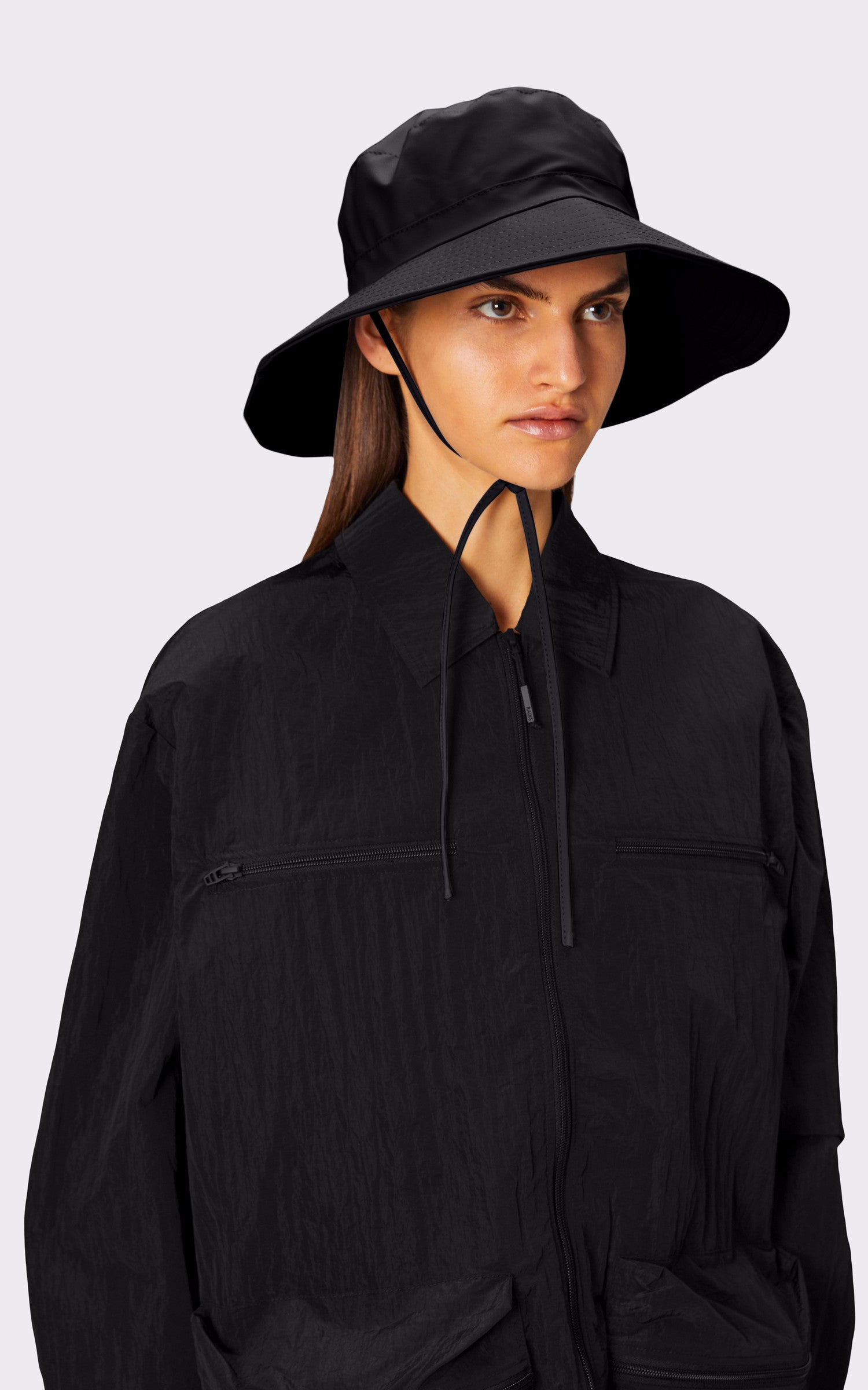 A "20030 BOONIE HAT" Noir Rains bob Mixte closed photo