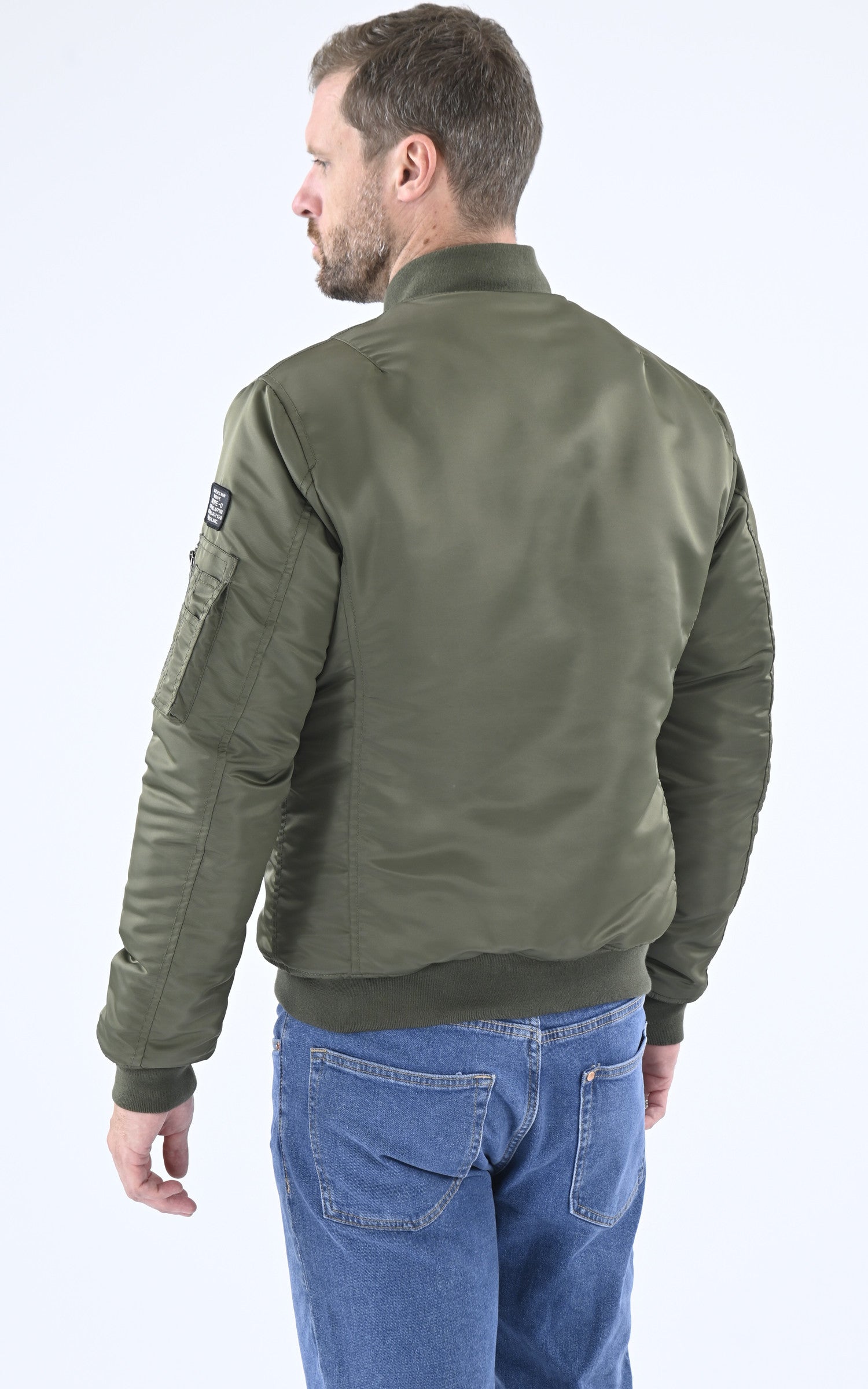 A "AIRFORCE RS" Kaki Schott Blouson Homme back photo