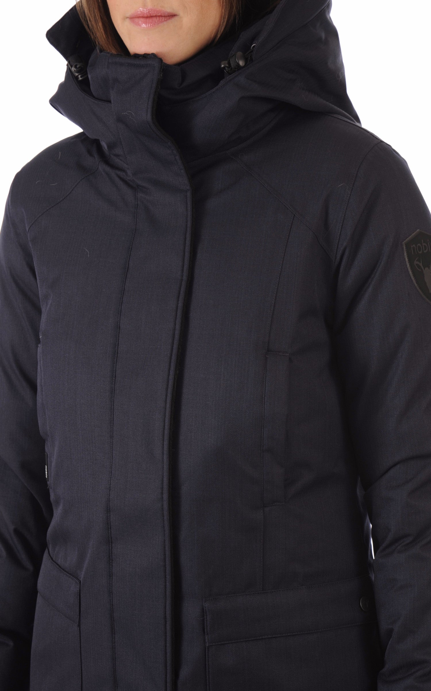 A "CARLA" Navy Nobis Ves Doudoune Femme details photo 5