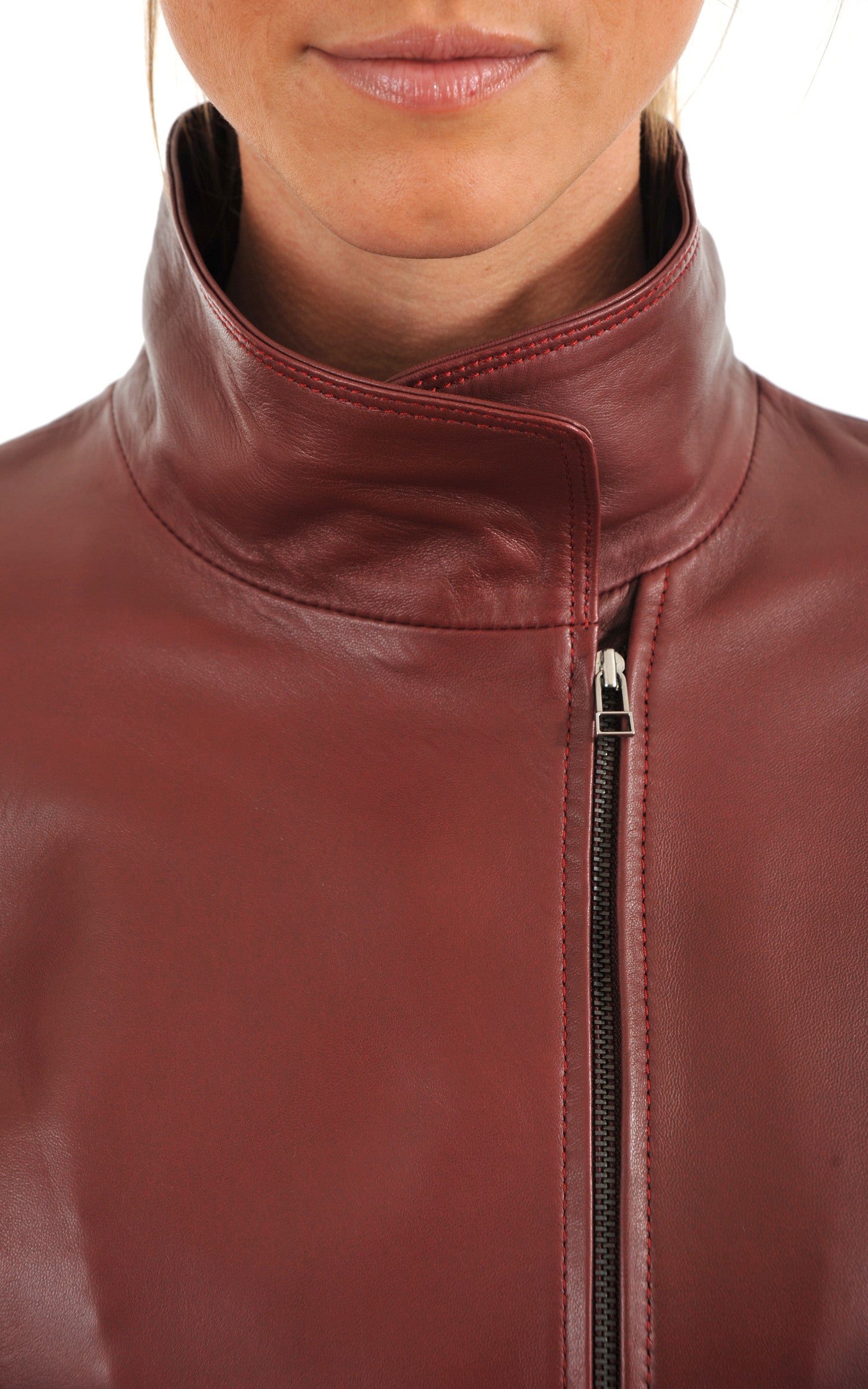 A "MARINA" Rouge La Canadienne Veste Femme details photo 5